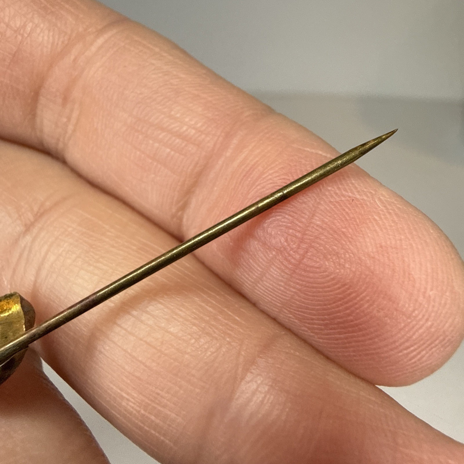 Art Nouveau Antique 1 3/4 in Hair Pin Stick Pin