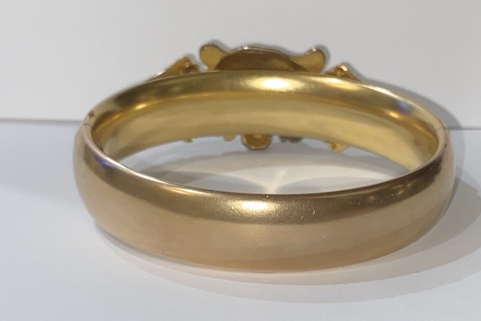 PROVIDENCE STOCK CO. CA. 1908 LION’S HEAD VICTORIAN GOLD FILLED BRACELET-7”WRIST