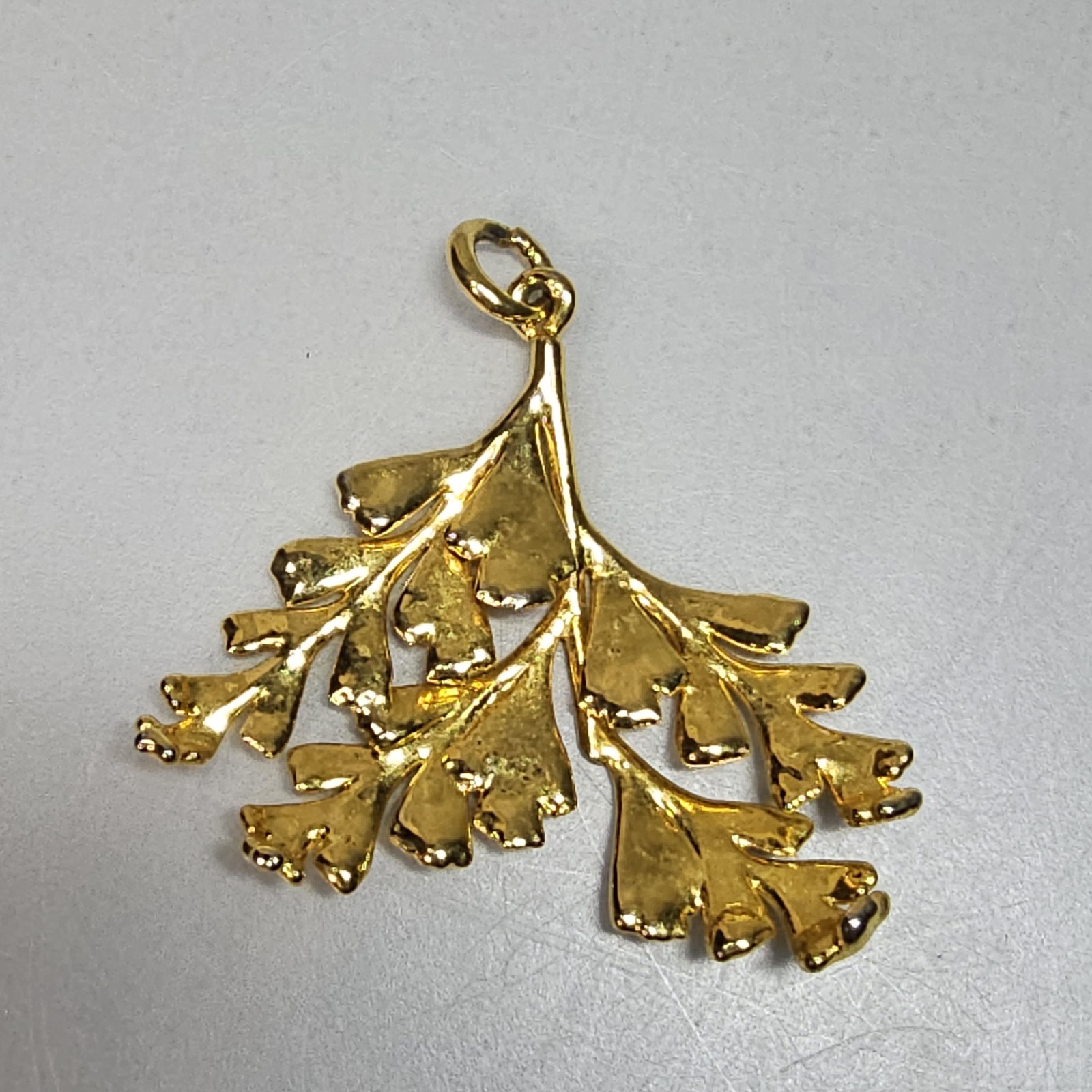 Vintage Gold Dipped Leaf Pendants Set Nature Lover Gift Botanical Flora