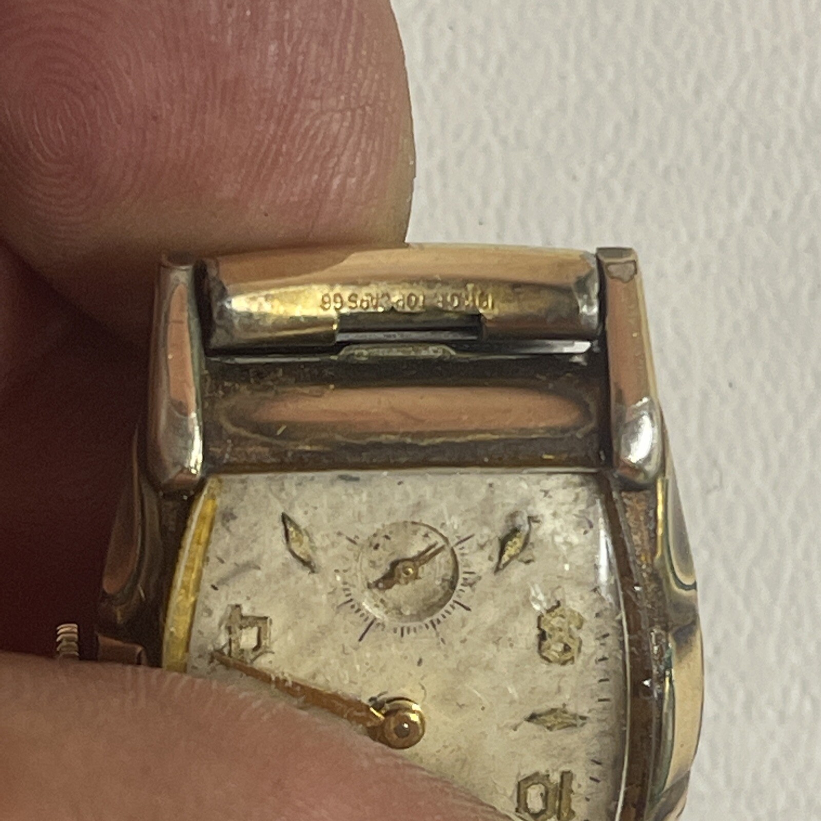 Vintage 1950’s Men’s Bulova L2 Watch 10K GF Hand Wind Swiss Movement Works
