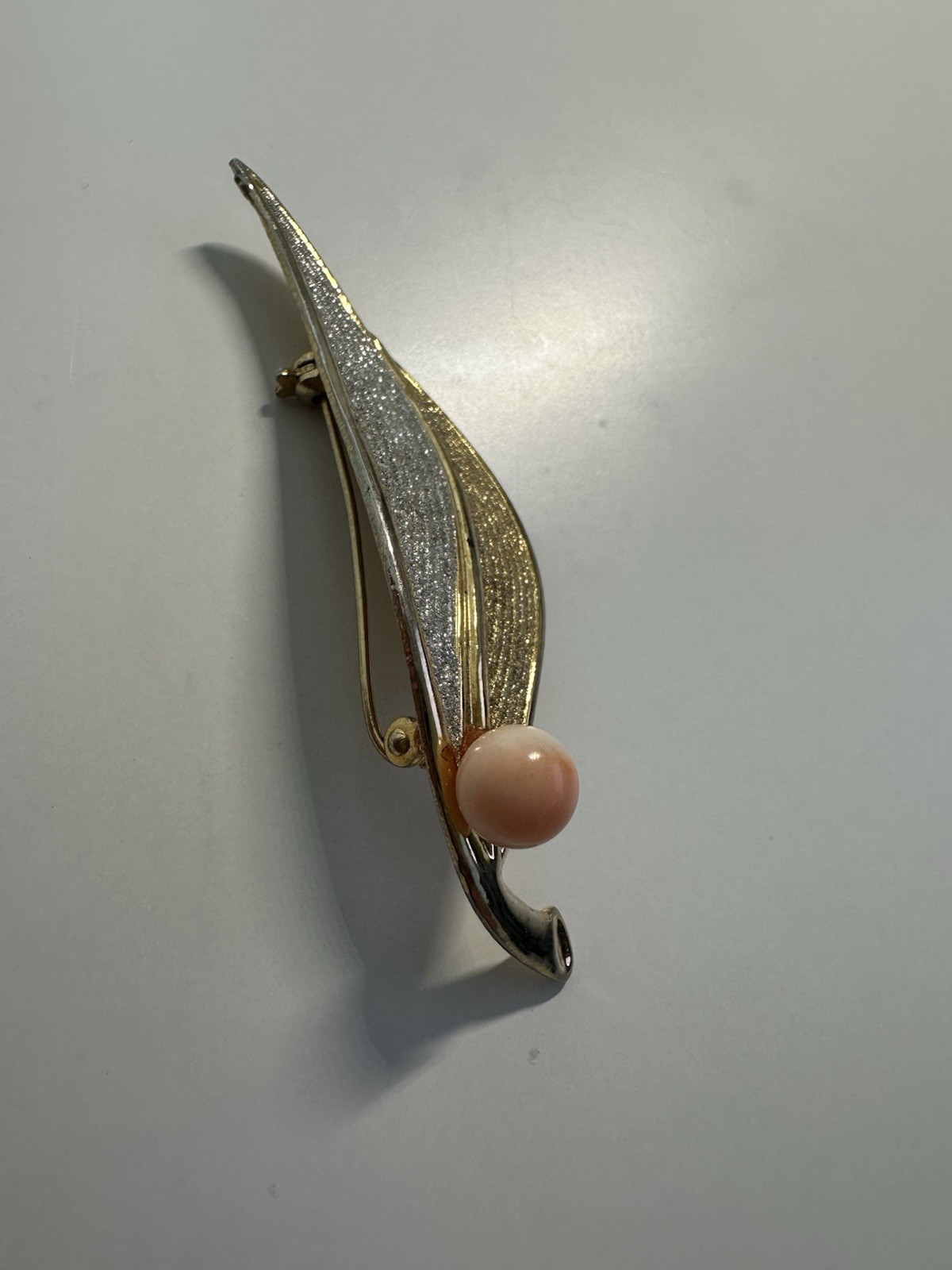 Vintage Japanese Momo Coral Brooch