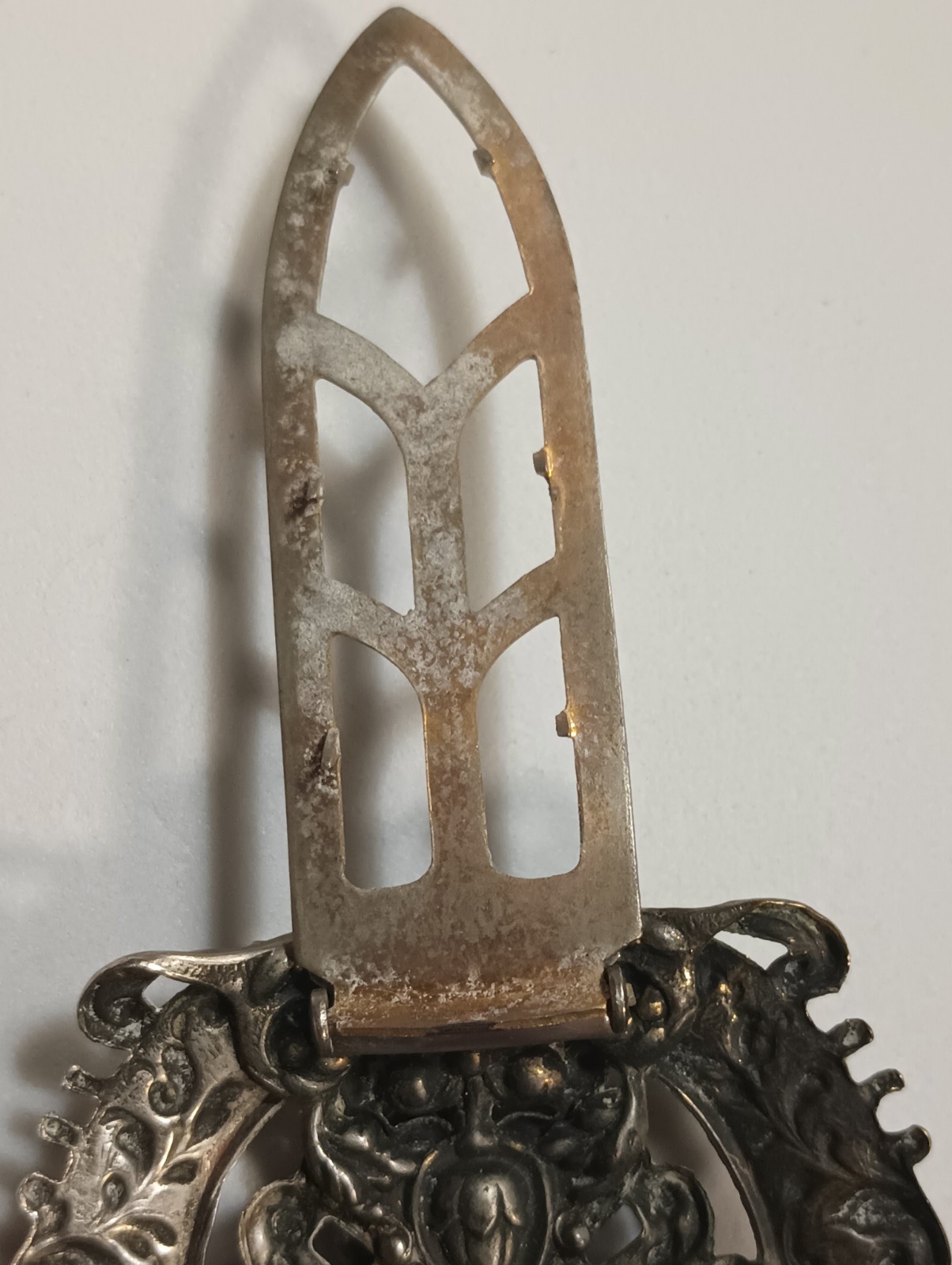 Rare, Vintage Broach/Dress Clip from 1895 To 1910 Era. Sterling Silver Plated.