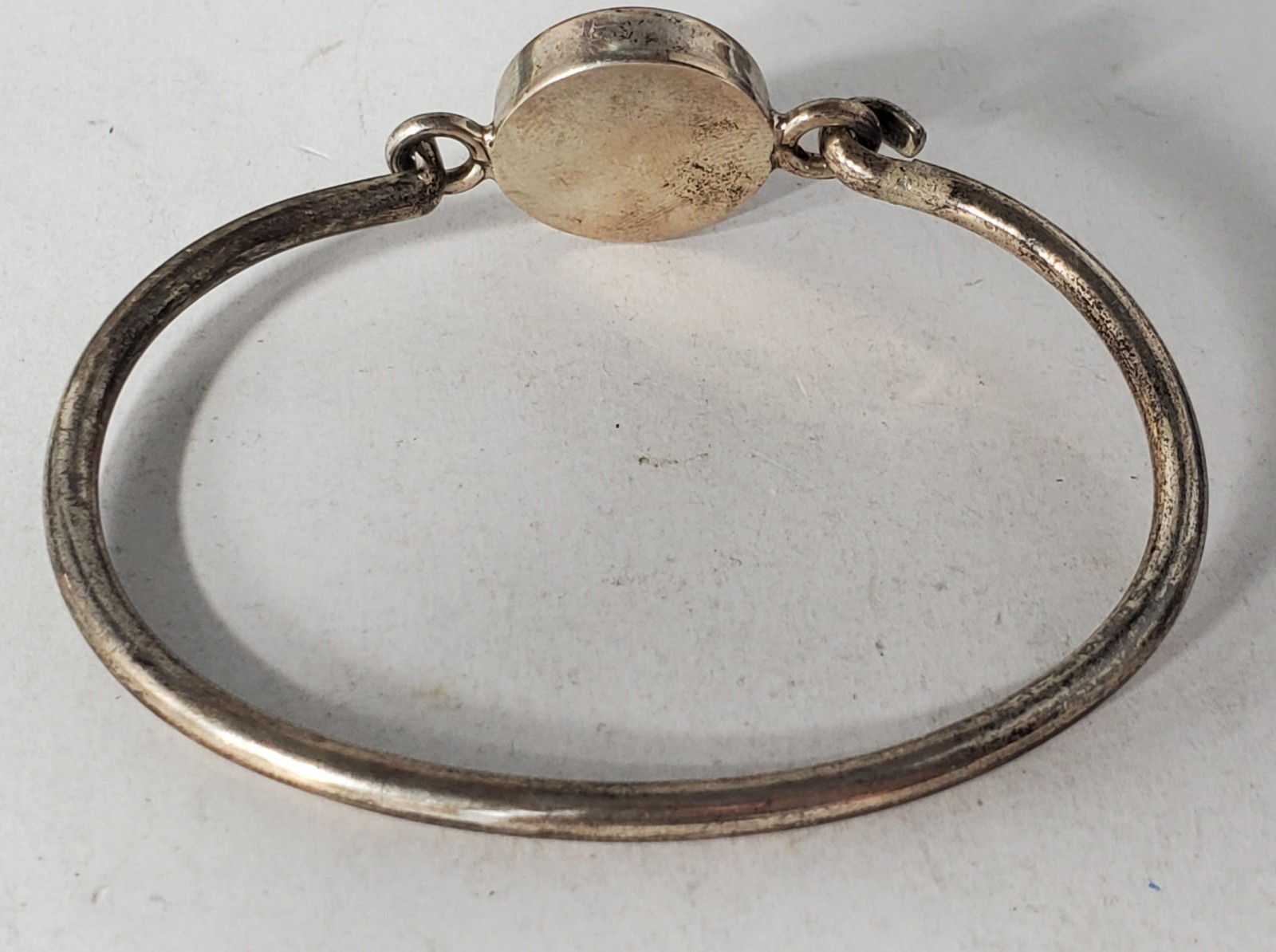 Vintage Sterling Silver Top Hook Sorority Bangle Bracelet Kappa Alpha Theta Lot