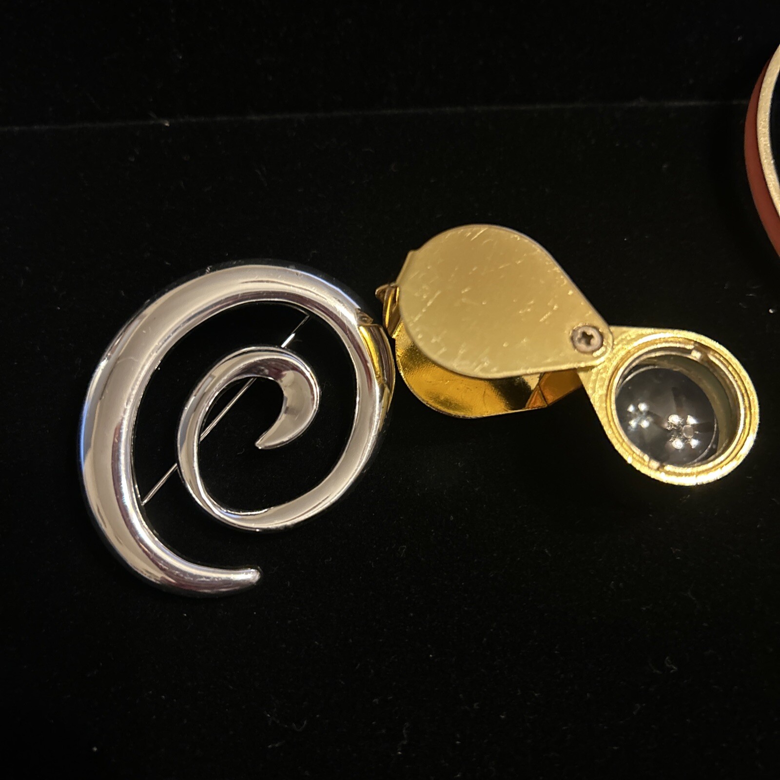 Silver Tone NAPIER Pin Almost 2”?wide PIN BROOCH VERY SOPHISTICATED