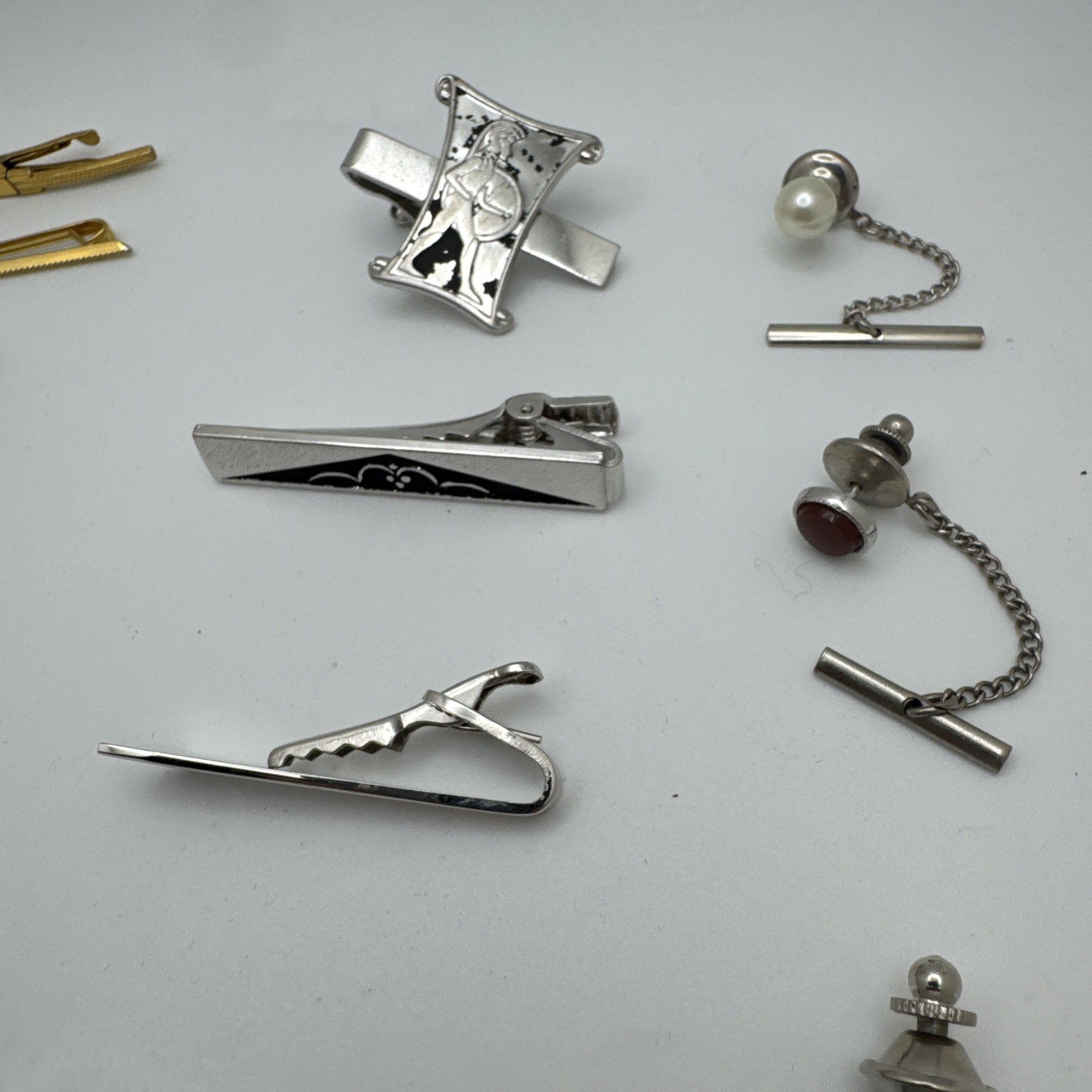 Vintage Now Tie Tack Tie Clip Cuff Link Lot Sale Men’s Fashion Read
