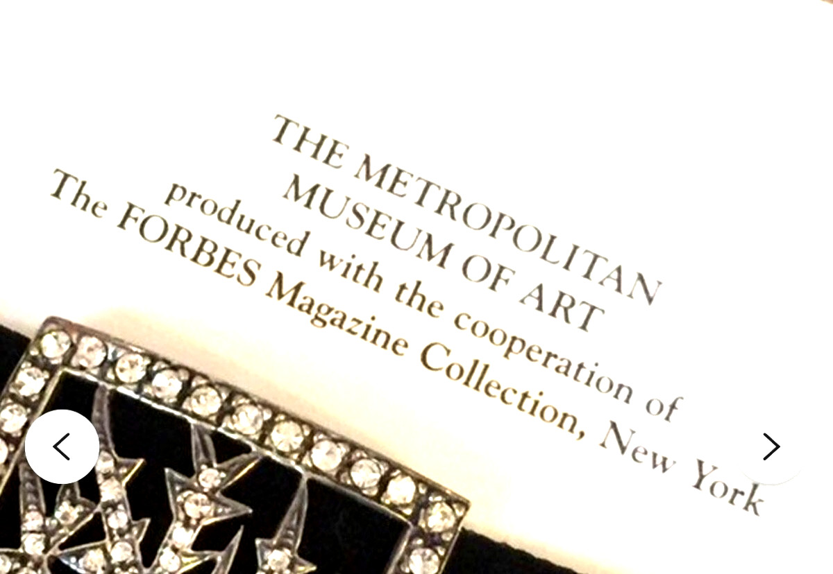 Rare Metropolitan Museum of Art (MMA) Forbes Fabrege Ice Crystal Sterling Silver