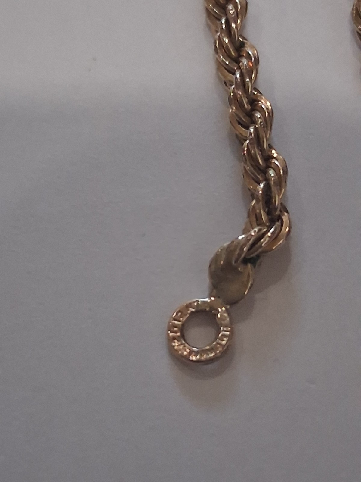 Vintage 1/20 12K Gold Filled Necklace Rope Chain Twisted 30″