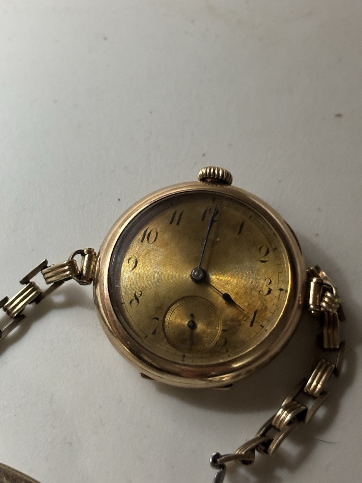 Vintage Gruen Womens 25 Year Gold Filled Wrist Watch RUNNING Manual WindUp 15jwl