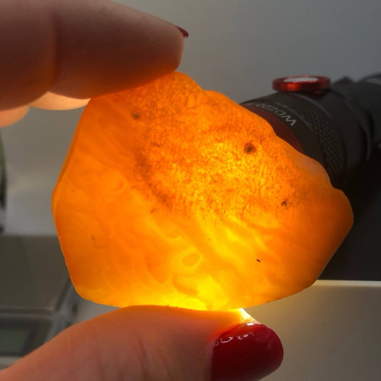 Vintage Butterscotch Landscape Natural Baltic Amber Brooch Egg yolk USSR