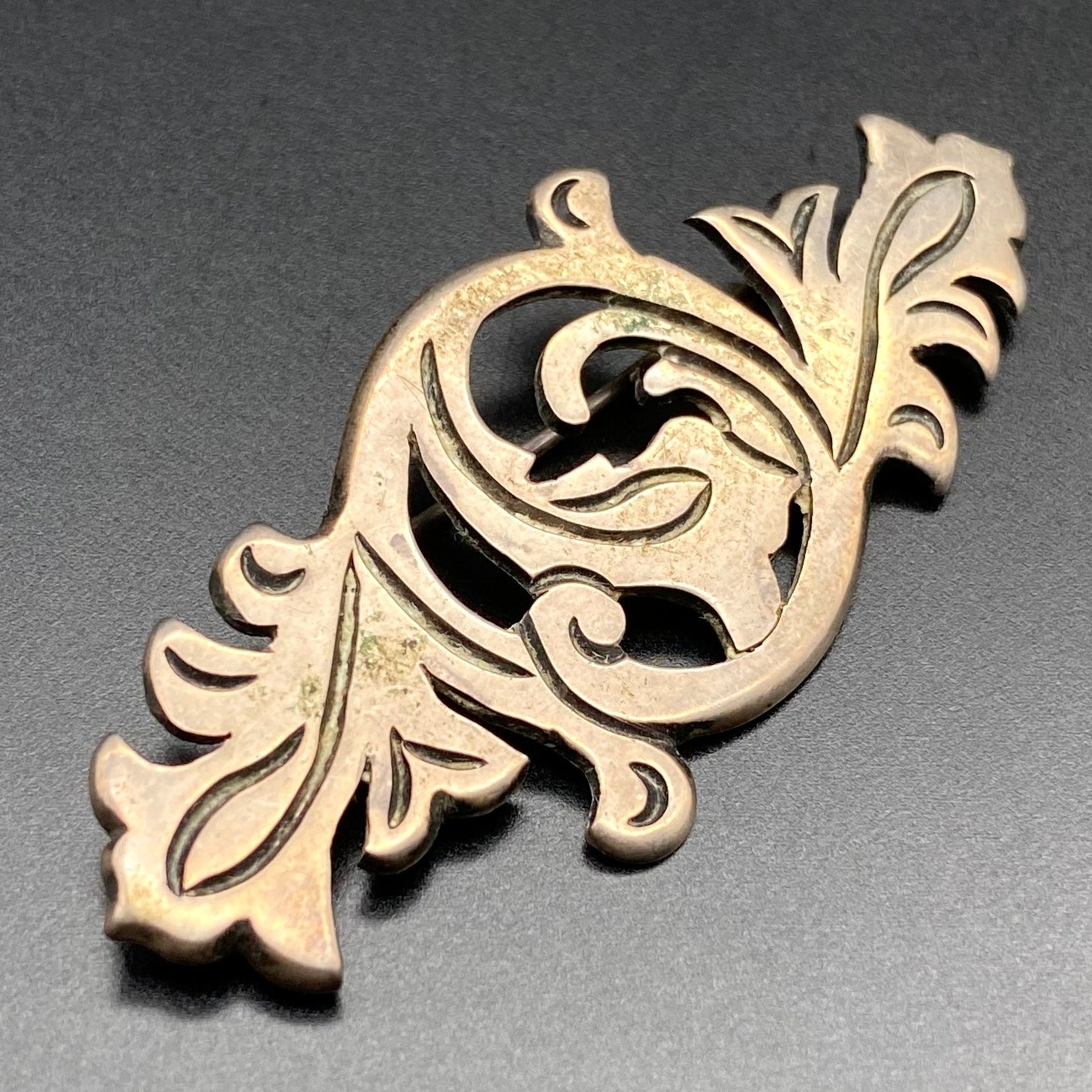 Vintage Mexico Taxco 980 Sterling Silver Pin Brooch
