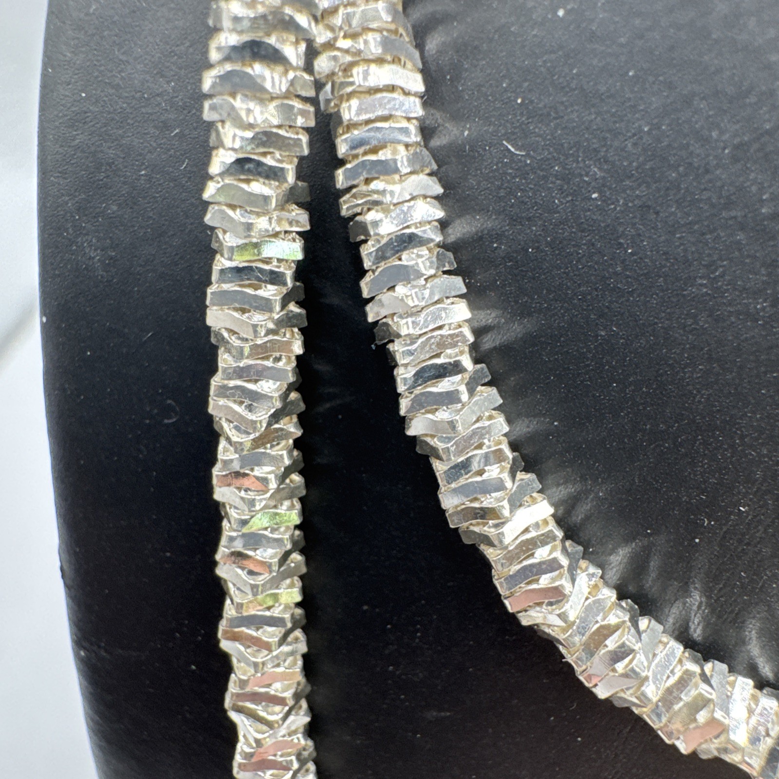 24” Milor Italy Cut Sterling Necklace 37.05 Grams. 062600120ND
