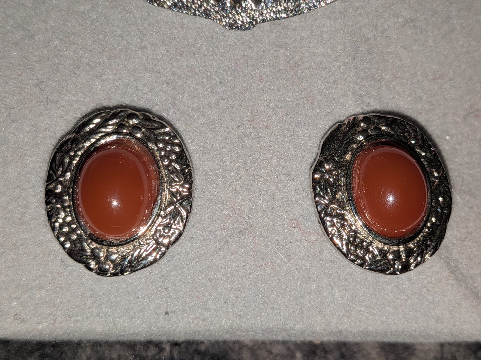 Tacoa Vintage Art Deco-style sterling silver brooch and earrings Sets