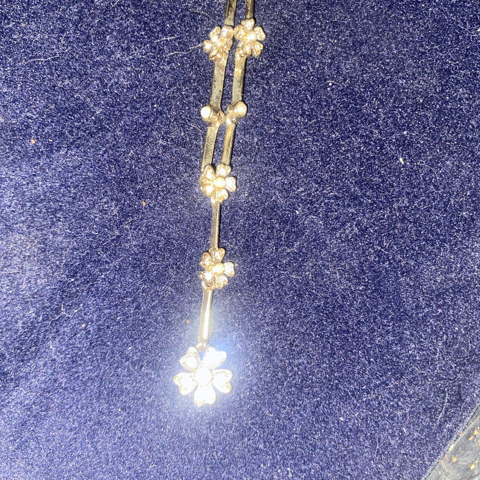 Vintage NR Necklace And Earring Set With Lobster Claw Clasp