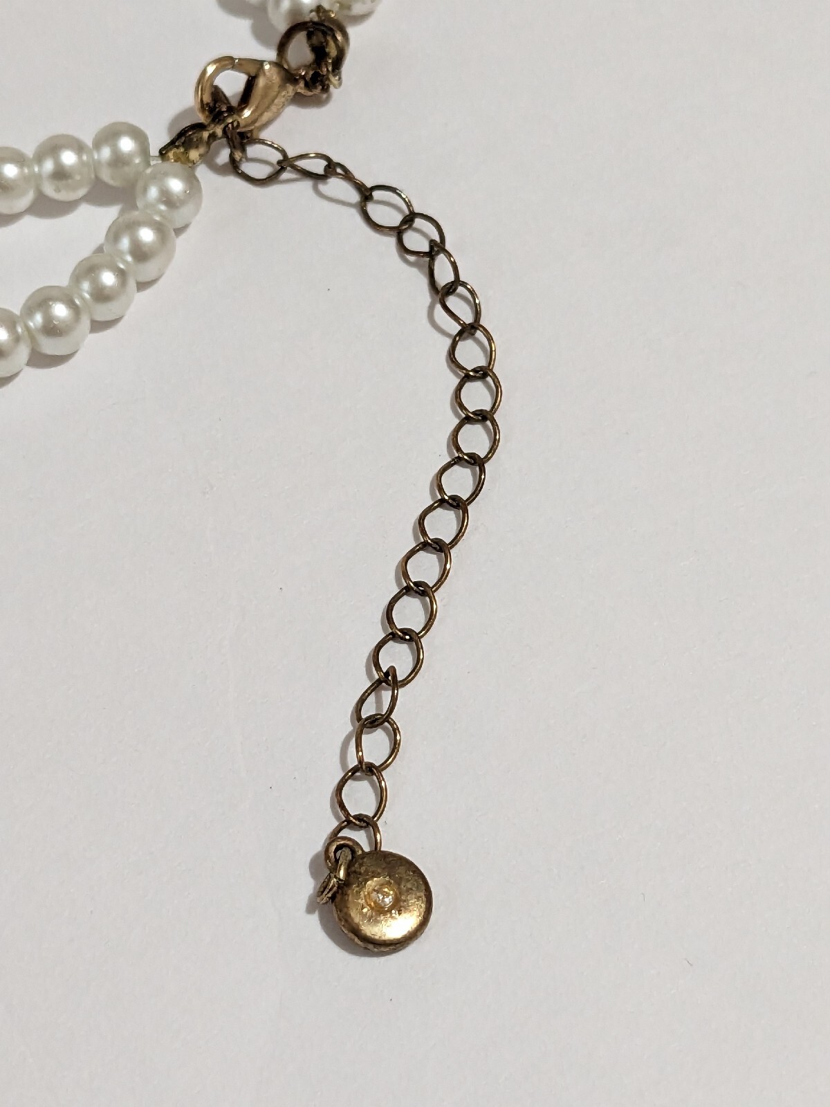 Double Strand White Faux Pearl Necklace. 28 Inches. MCM Style. Classic.