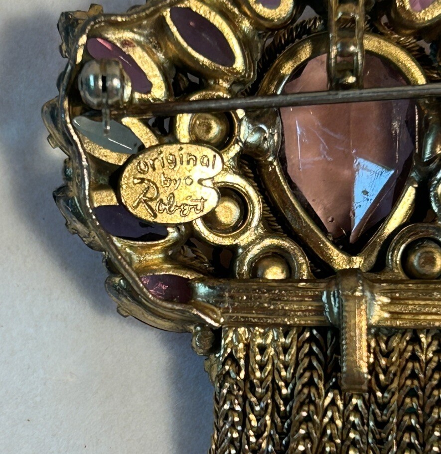 VTG 1950’s ORIGINAL BY ROBERT Signed Brooch Pendant