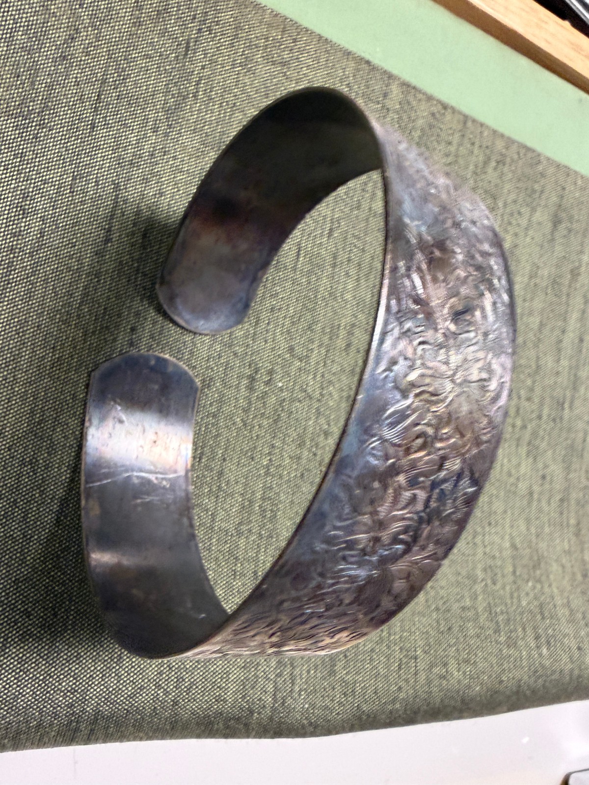 VINTAGE INDIAN COPPER UPPER ARM BICEP CUFF CHOKER ADJUSTABLE APPROX. 12″