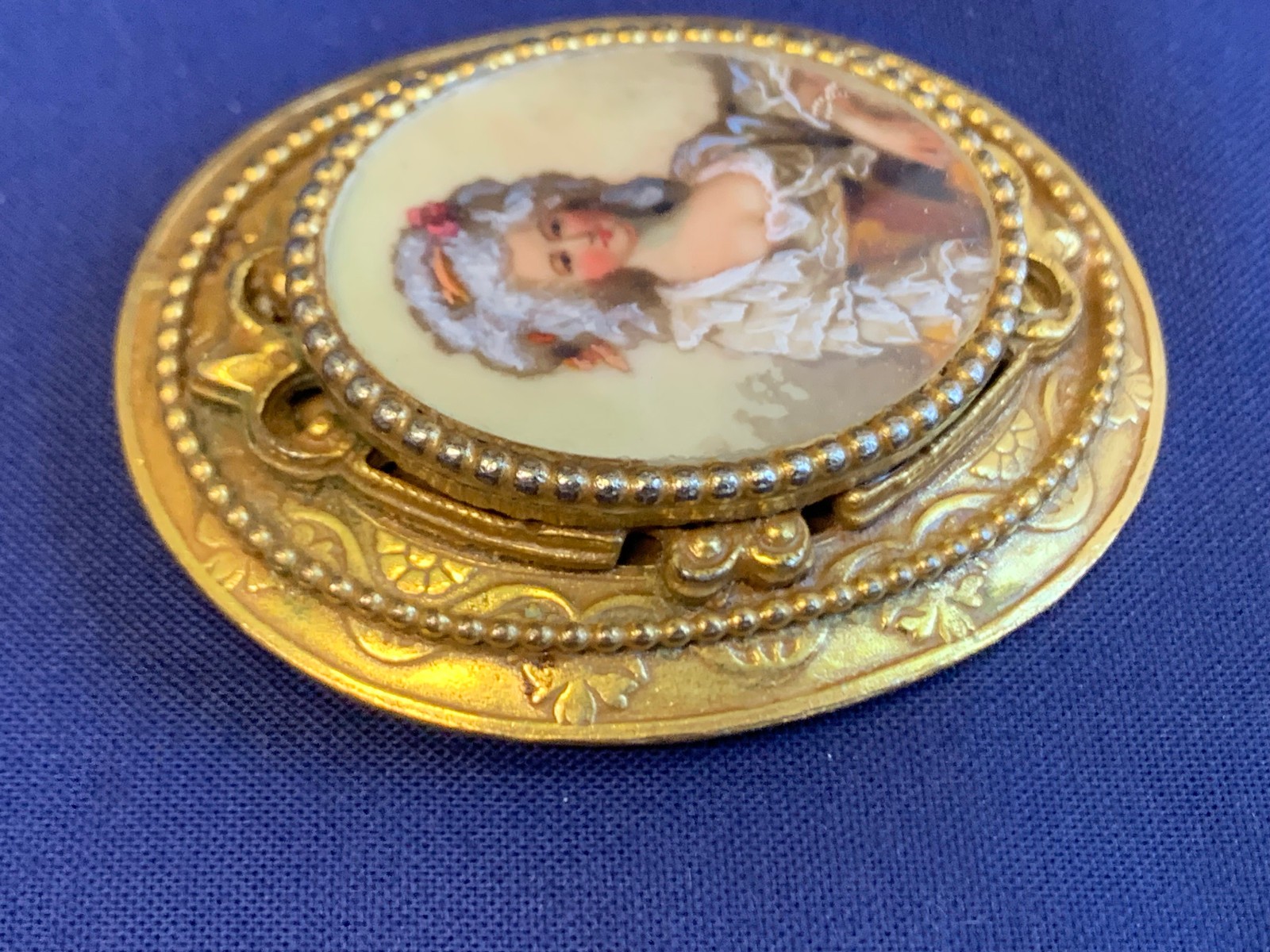 Vtg Original by Robert Pin / Pendant Combo Costume Jewelry Portrait Brooch