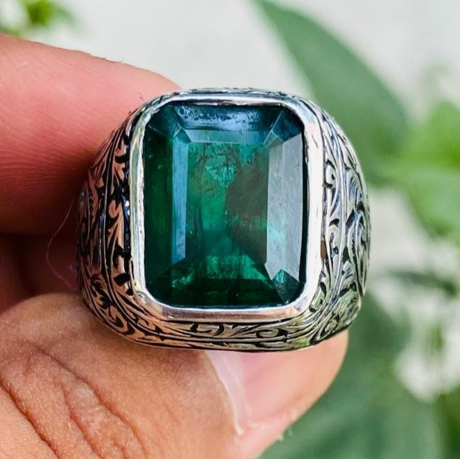 Natural Emerald, Vivid Green Emerald, Rare Find Emerald Stone, Gift For Him