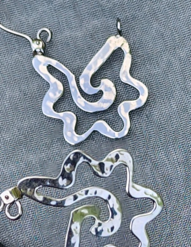 NOVICA Artisan Handmade Sterling Silver Hoop Earrings Mexico 1 in L x 0.8 in W
