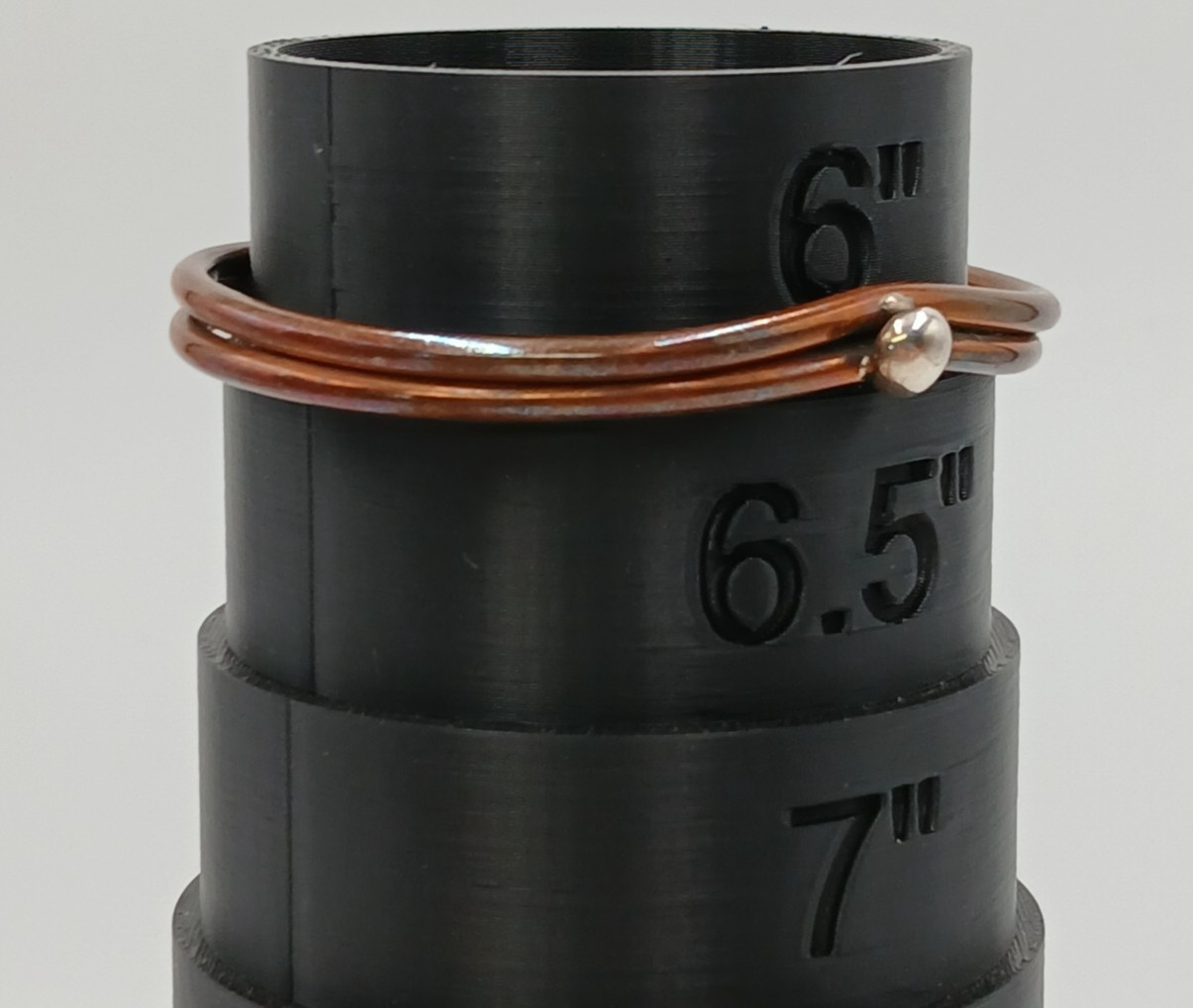 VTG Sterling Signed Cuff Bracelet 2.5in Unisex Solid Stacked Tube 15g Bead