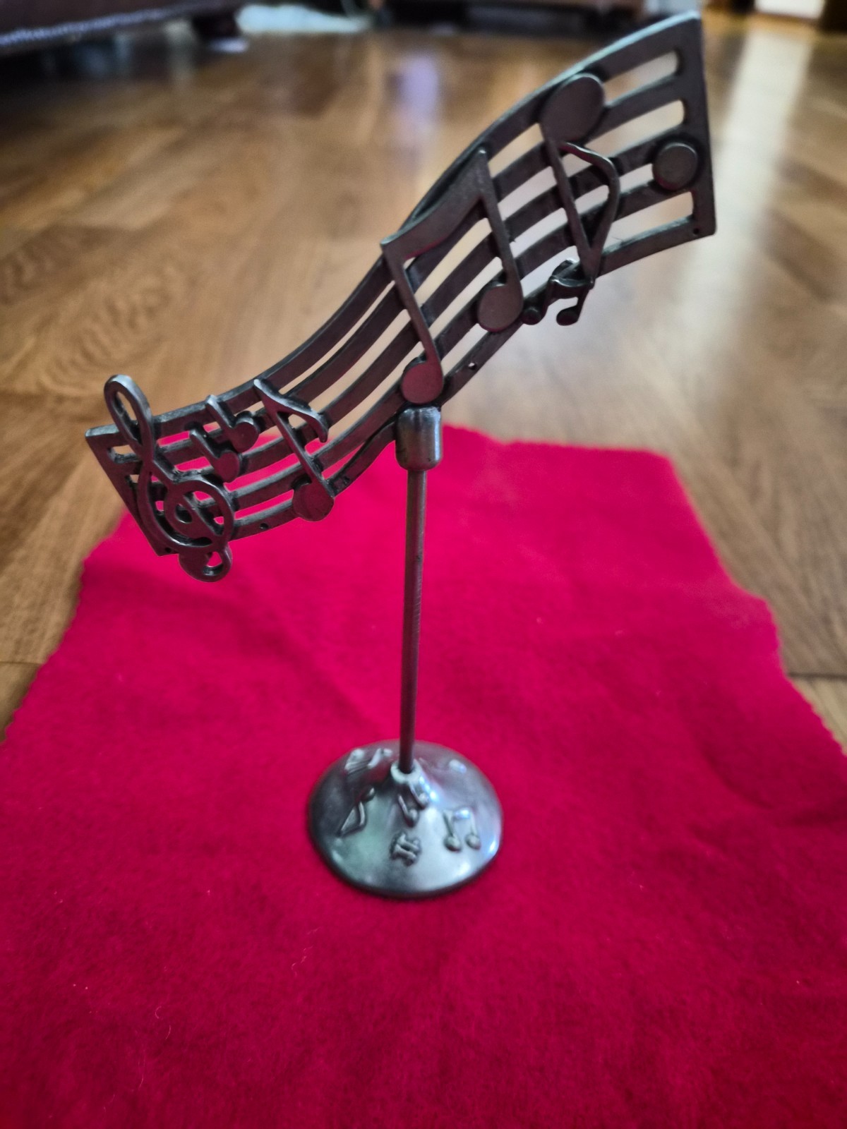 Vintage 1990 Seagull Pewter Canada Earring Stand w/ Treble Clef & Various Notes