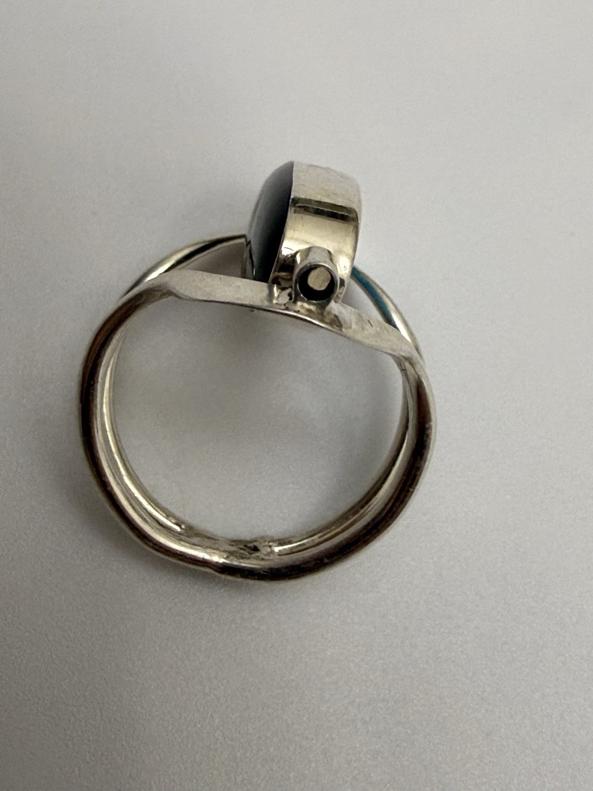 Vintage ATI 925 Mexico Reversible Spinner Ring Sterling Silver Size 7
