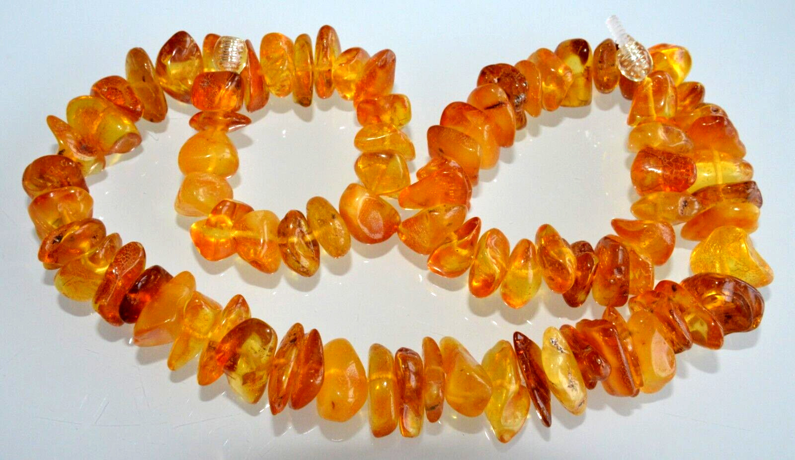 54gr RUSSIAN SOVIET BALTIC AMBER BEAD NECKLACE 琥珀 BRACELET STONE PENDANT EARRING