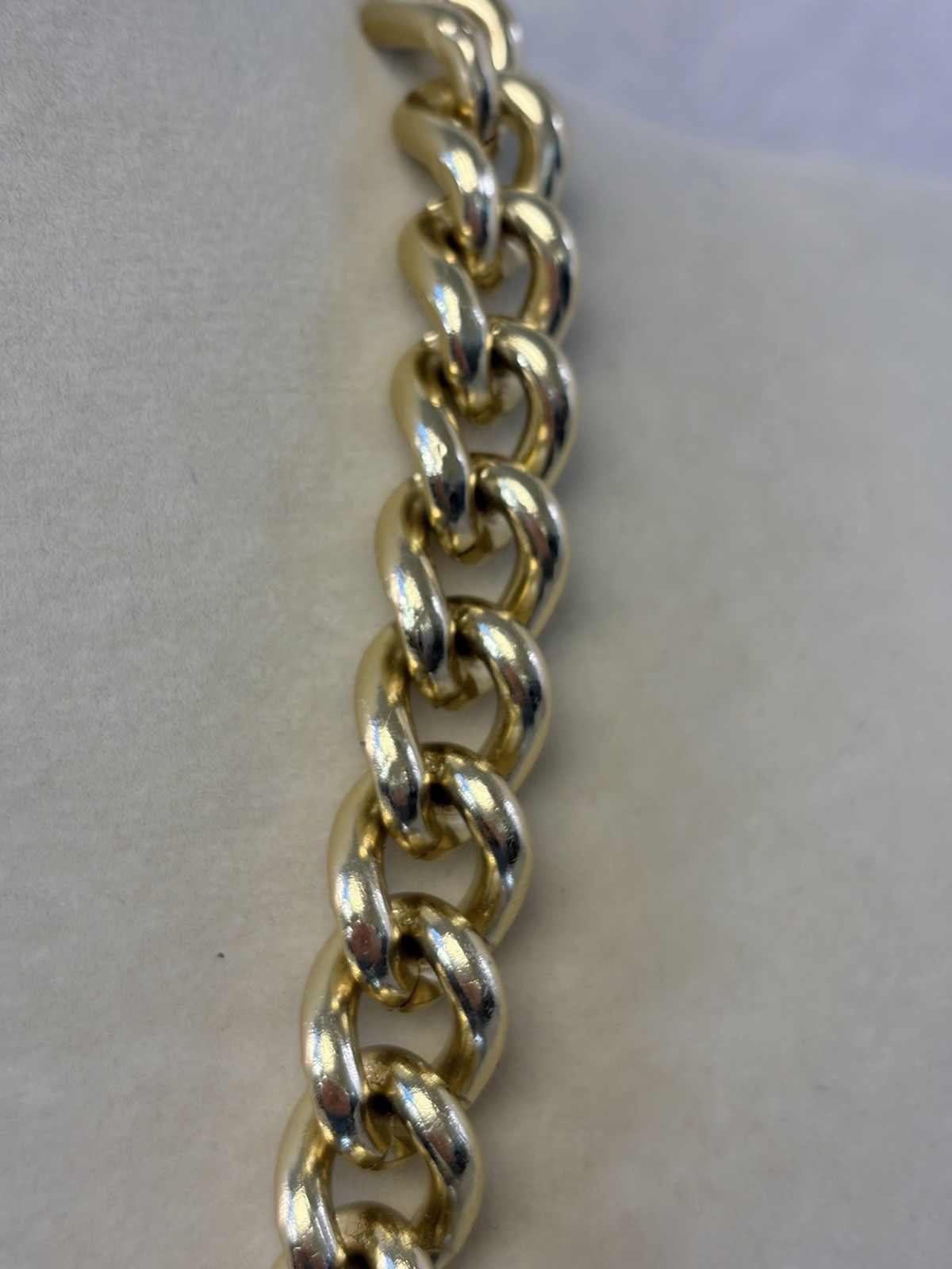 Vintage Heavy Chunky Gold Tone Roman Coin Necklace 128g Runway Statement Jewelry