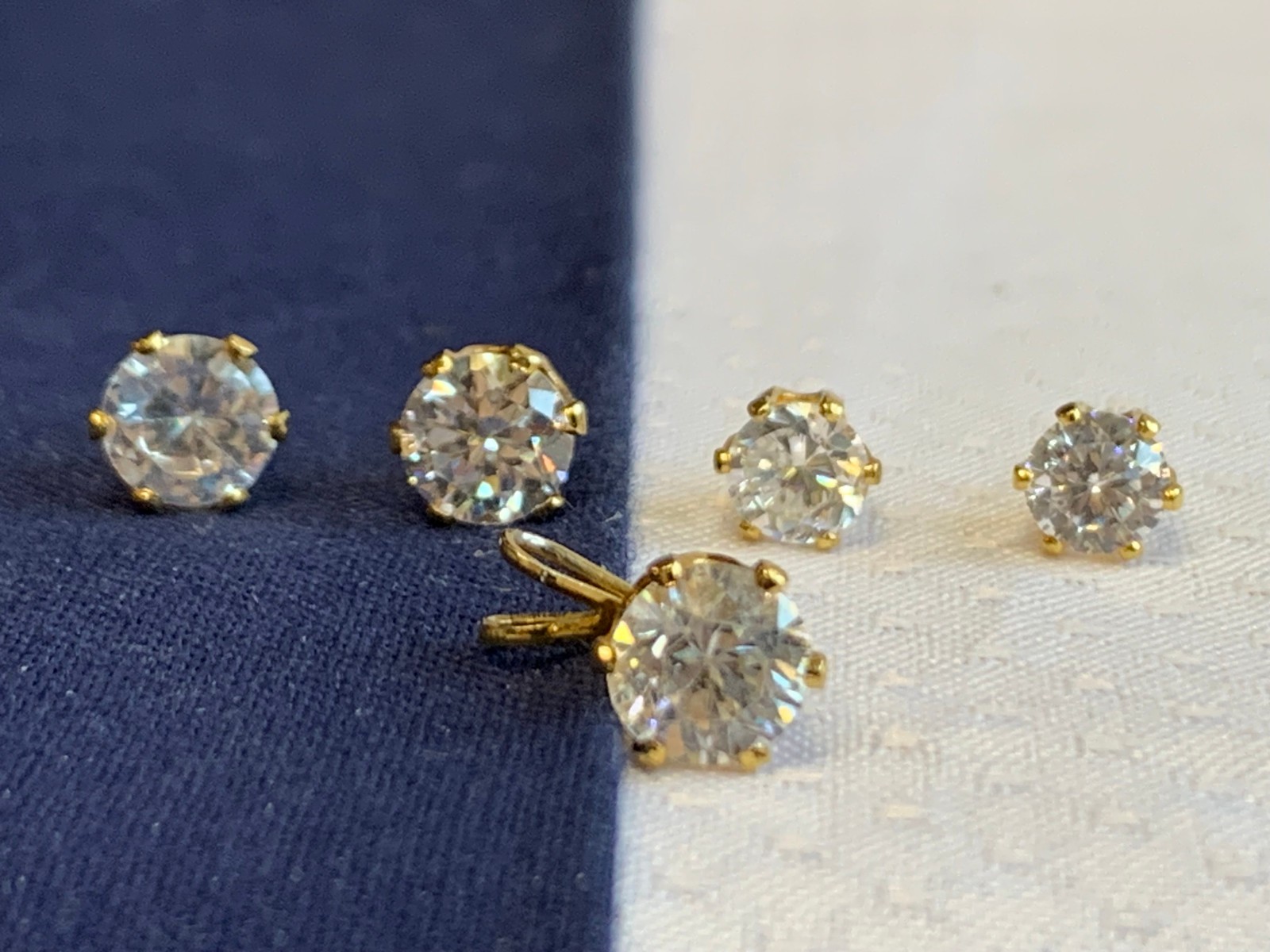 Vtg Earring Lot Costume Jewelry Monet LTR Avon Camphor Glass Enamel Faux Gems