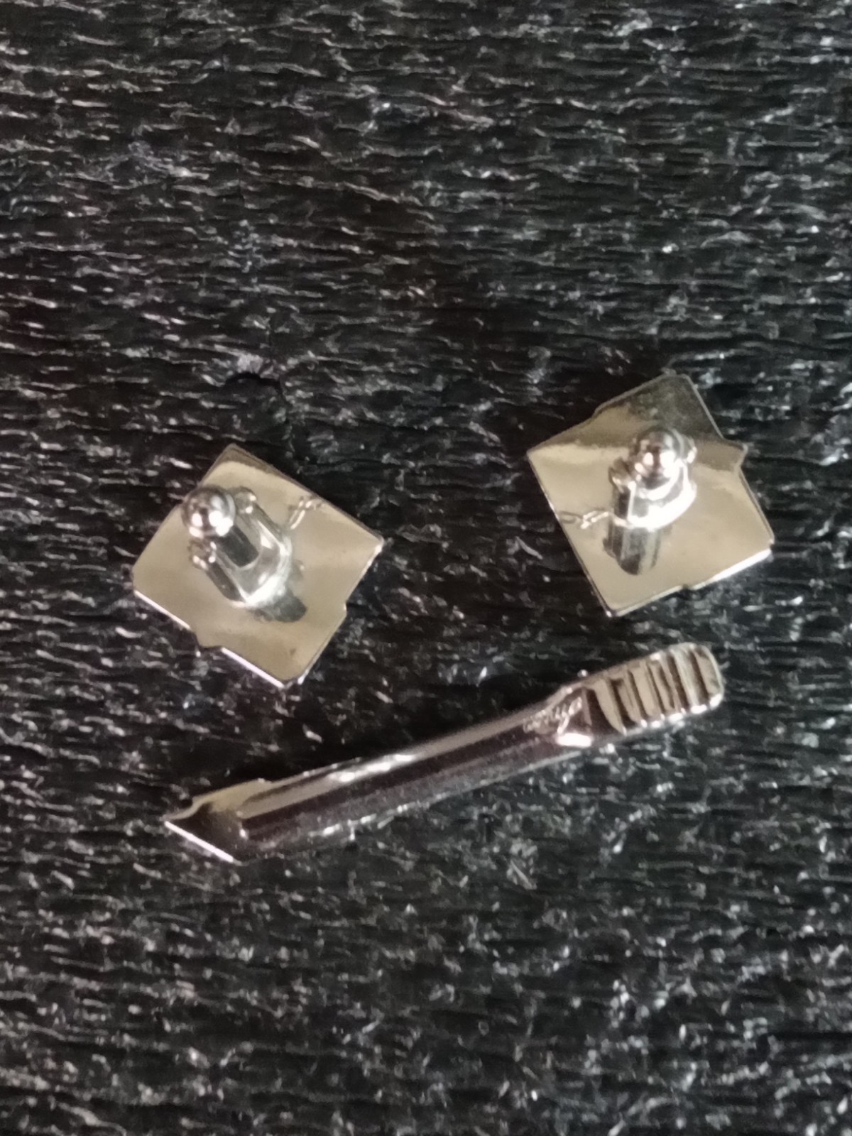 Vintage Anson Cuff Links And Tie Clip