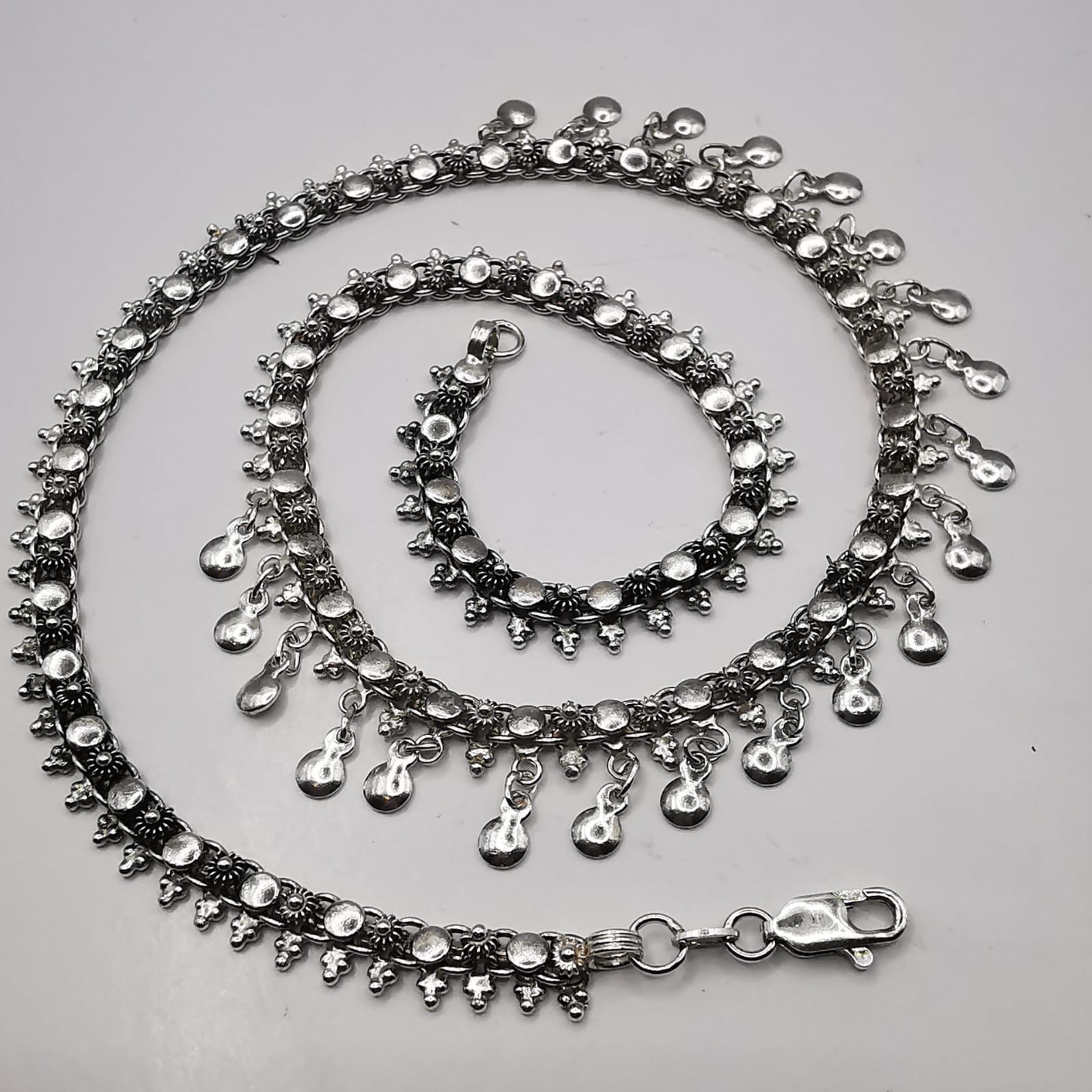 Vintage Beautiful Jewelry Chain,925 Sterling Silver,Signed , Handmade 25,10g