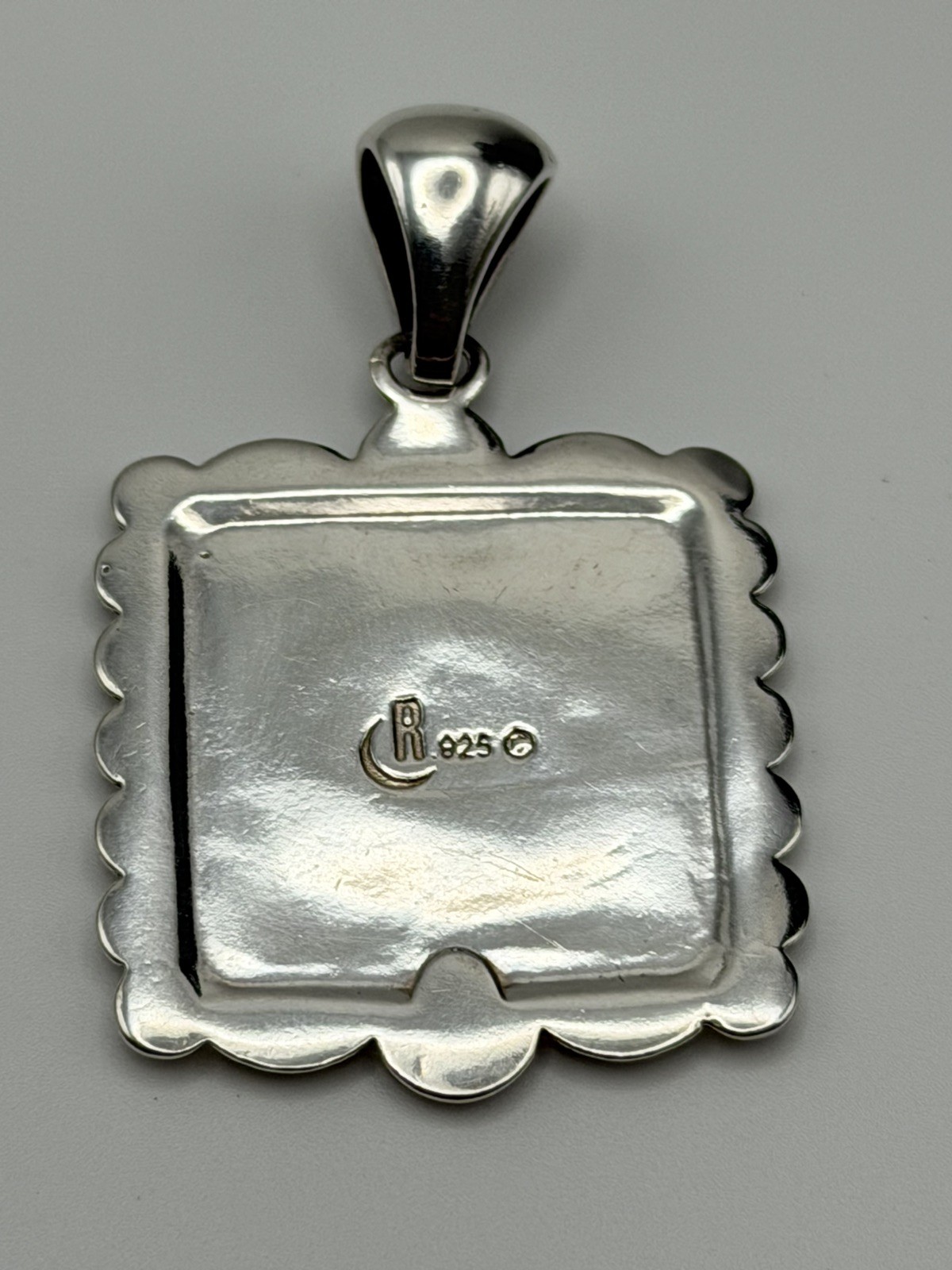 Carolyn Pollack 925 Sterling Silver Desert Scene Colorful Multi-Stone Chip Inlay