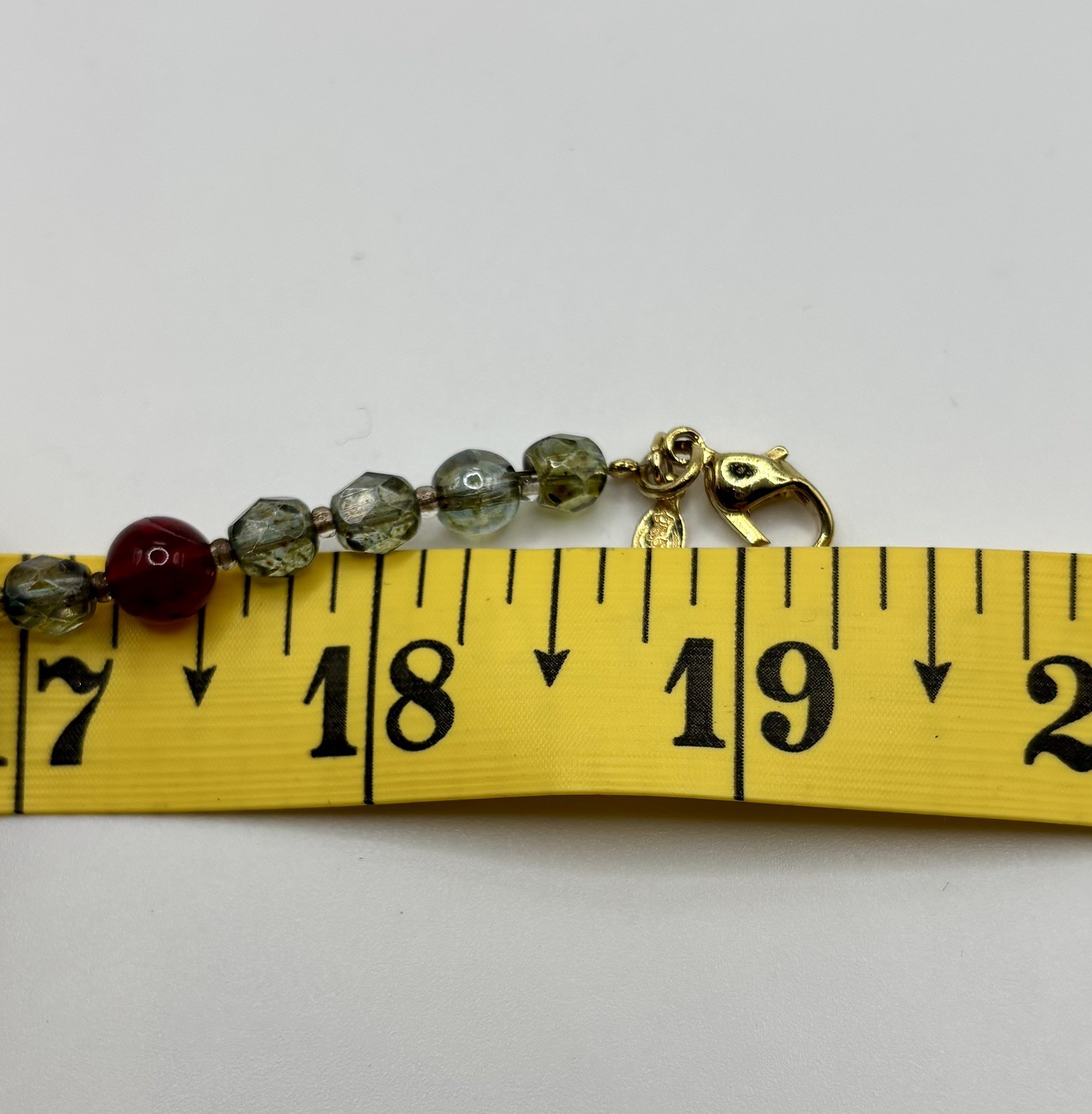 Vintage Crown Premier Design Faceted Glass Necklace Bohemian Sparkle Daily Glam