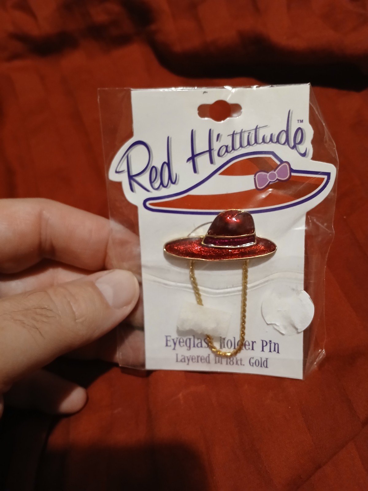 Red Hat Socity Pin Set Brooch Pin And Lapel Pin