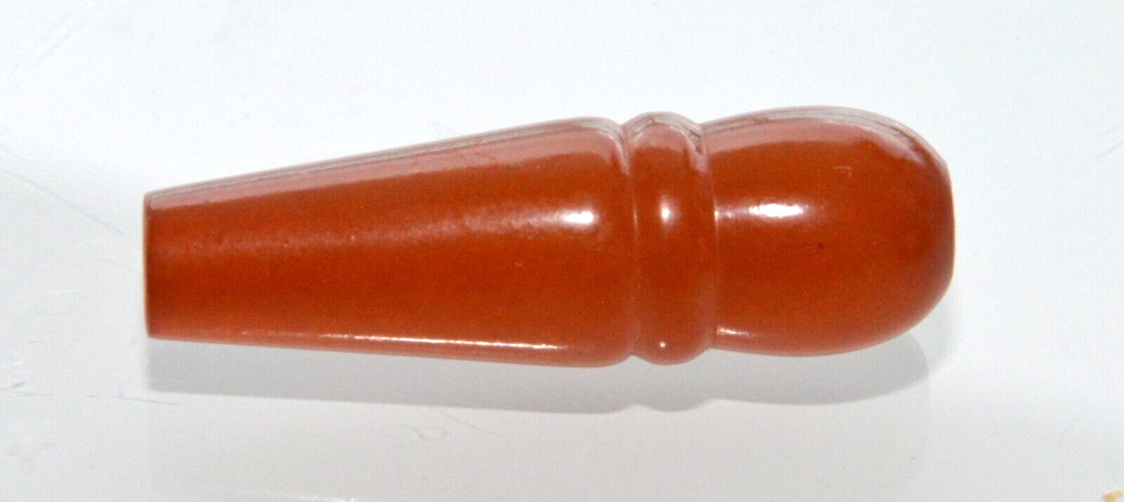 1970 RUSSIAN SOVIET BALTIC AMBER TIP TYPE ROSARY NECKLACE 琥珀 BEAD STONE ROCK PIN