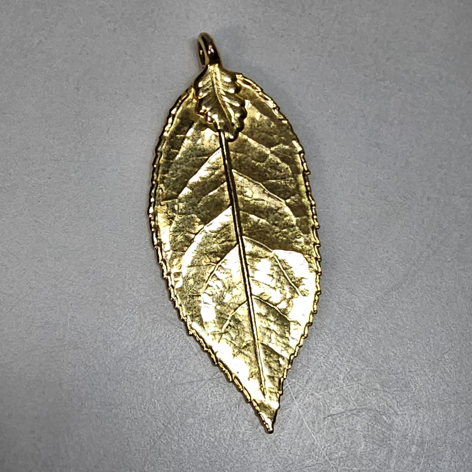 Vintage Gold Dipped Leaf Pendants Set Nature Lover Gift Botanical Flora