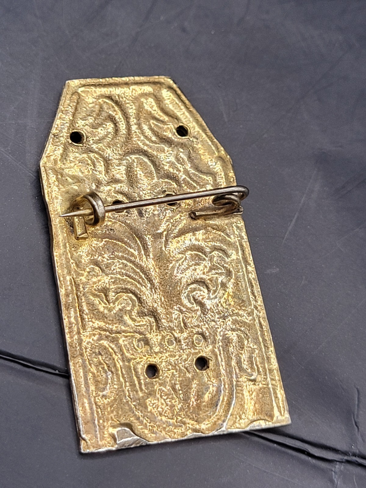 Vintage Modernist Brooch & Clip Lot – Set of 6 Mixed Metals Gold Silver Tone