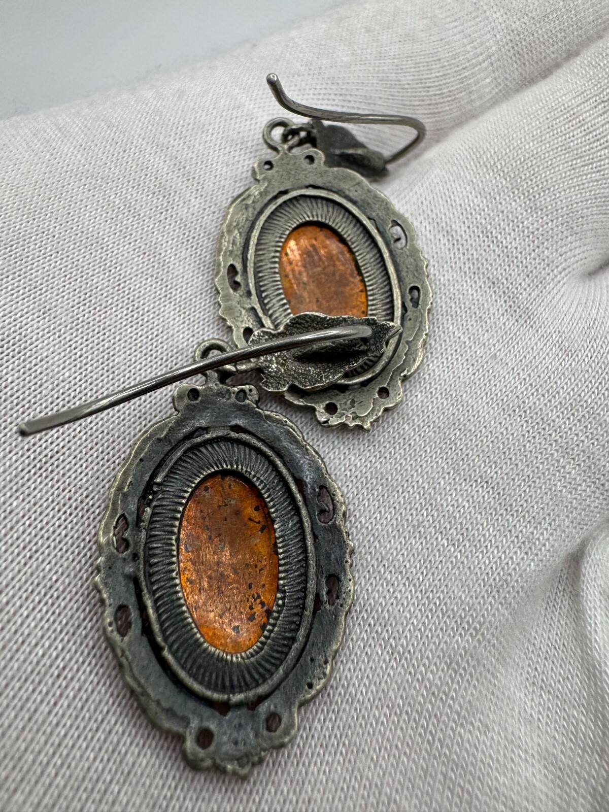 Vintage Earrings from the Soviet USSR period Finift Perfect Enamel Every Day