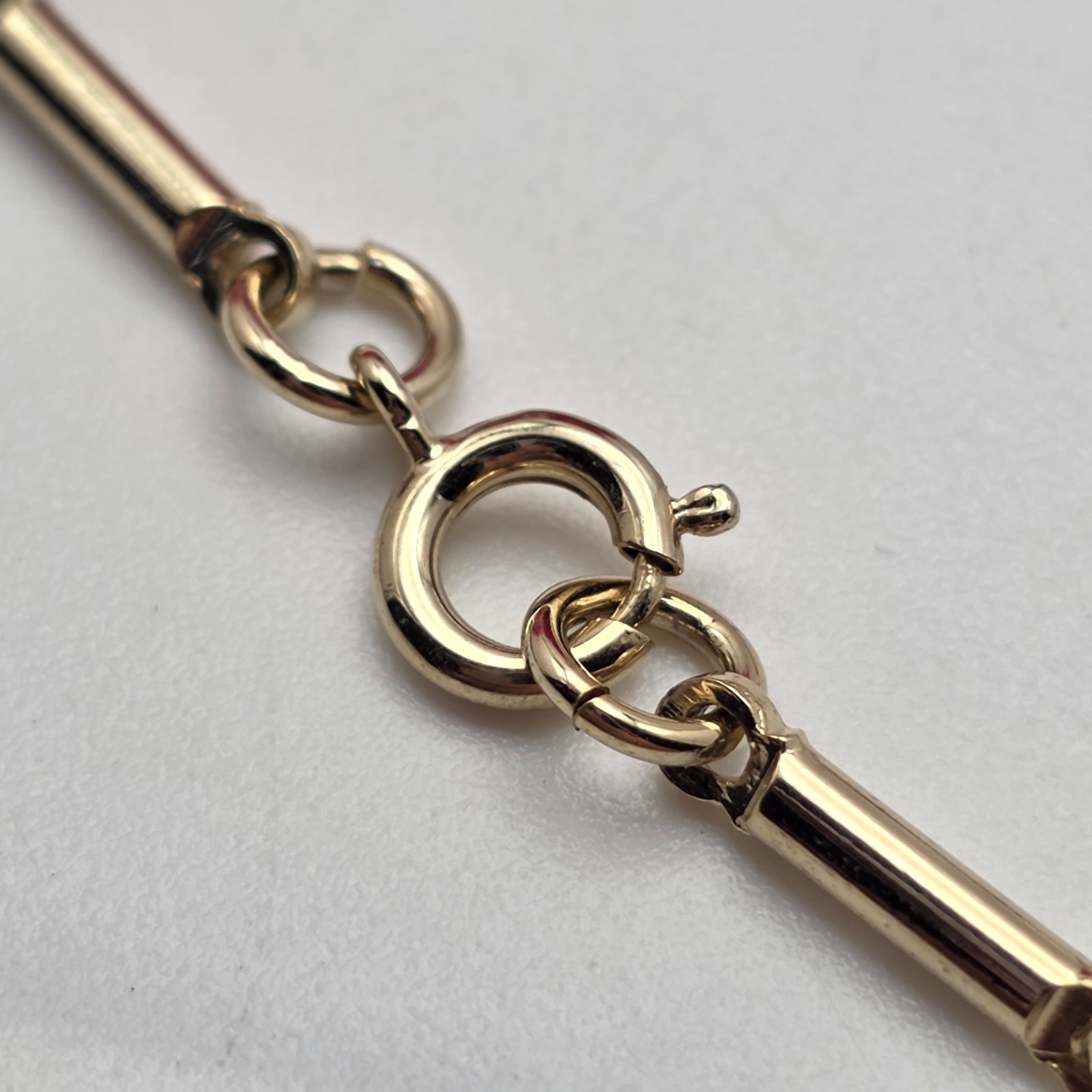 Vintage Sarah Coventry Interchangeable Tulip Necklace 23.5 In Gold Bar Link