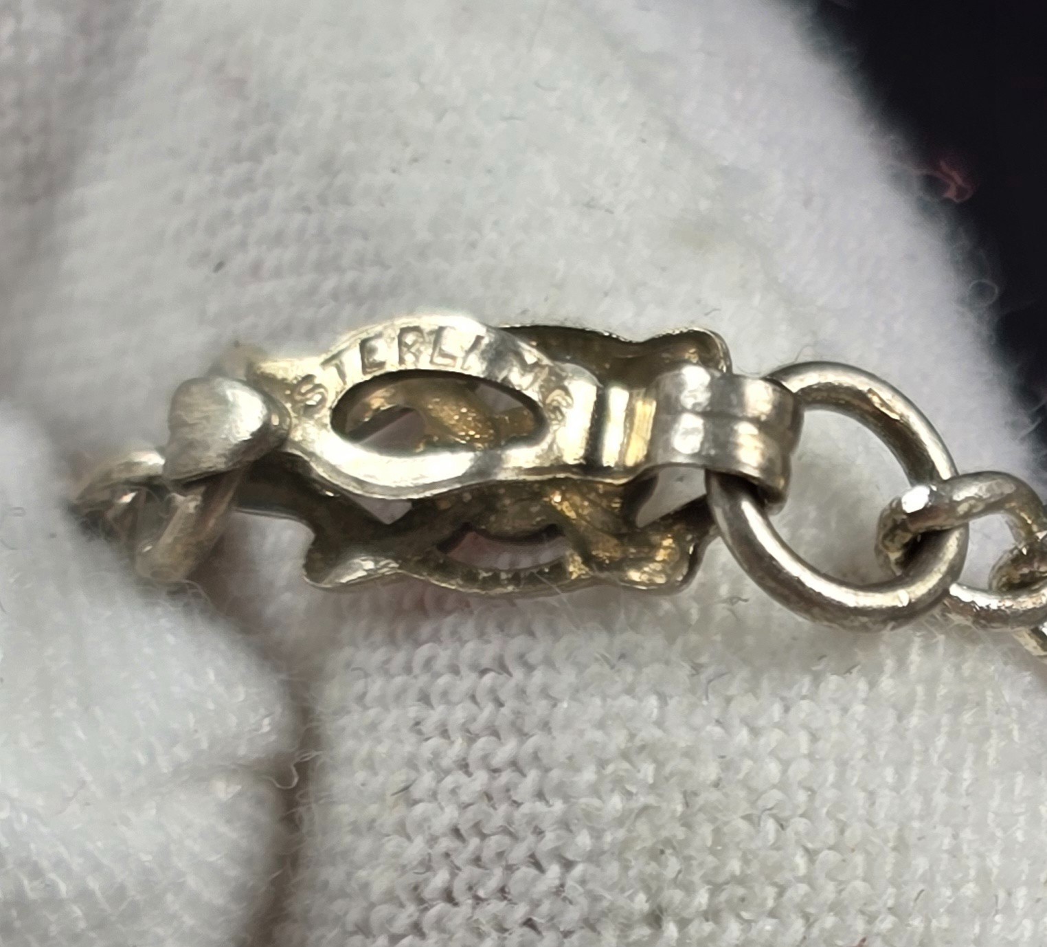 Vintage Elco Sterling Silver Starter Charm Bracelet Wells Church Charm 7”