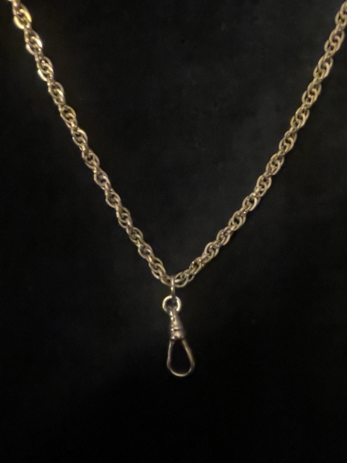 Vintage Edwardian Caco 25″ 12K Y Gold Filled Triple Link Rope Chain Necklace🌺🌺