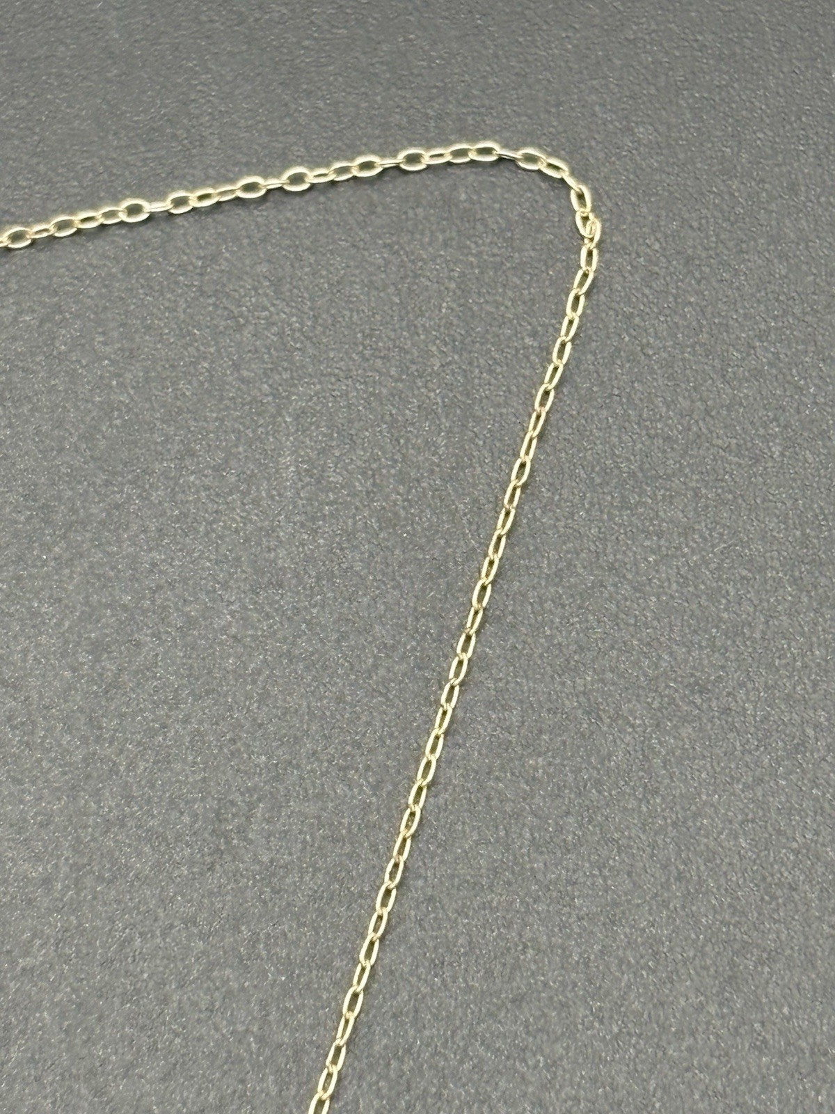 Vintage 18″ Sterling Silver Blue Opal Wave Pendant Necklace E5