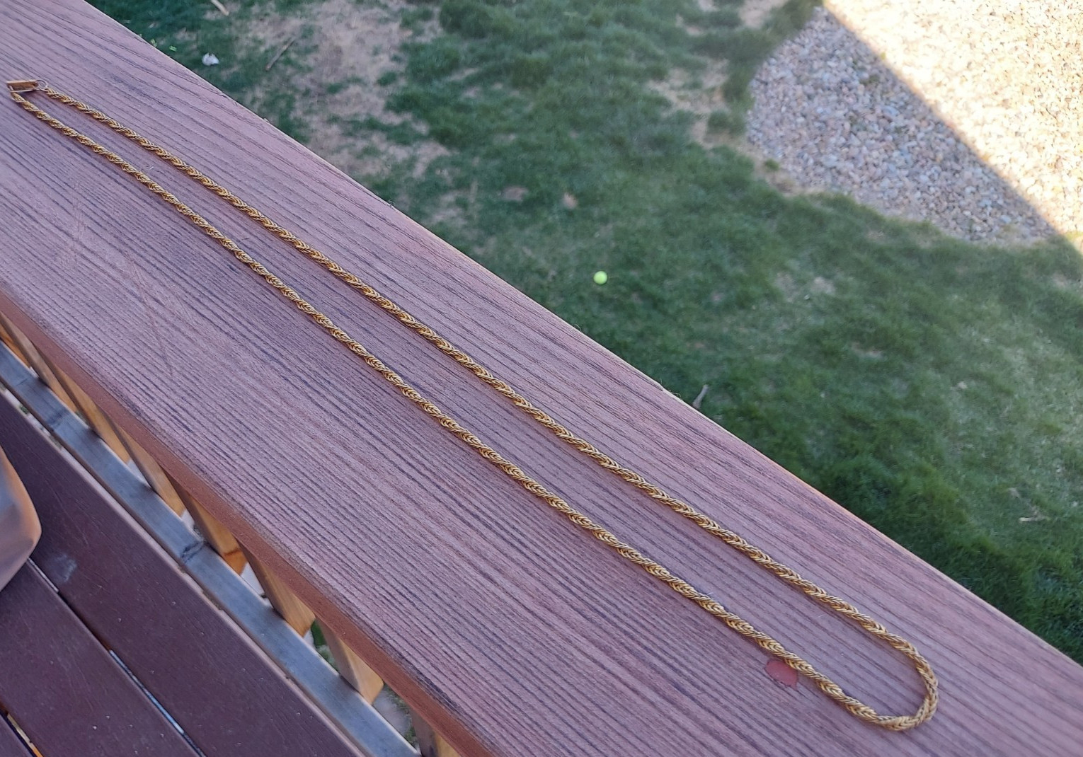 Vintage Gold Tone Miriam Haskell Chain 36″ Necklace