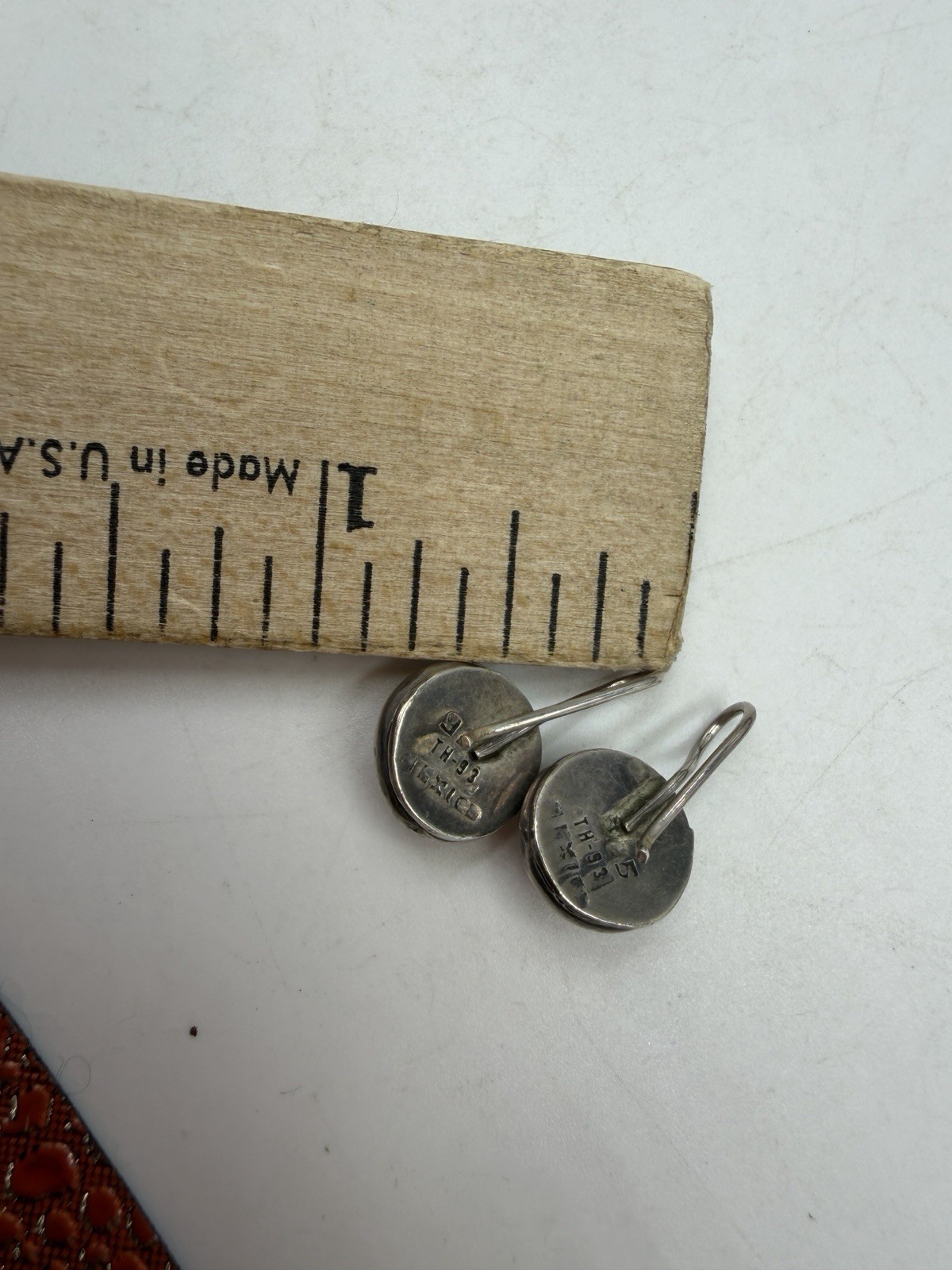 Vintage Earrings Mexico Sterling Silver Ball Drop Classic