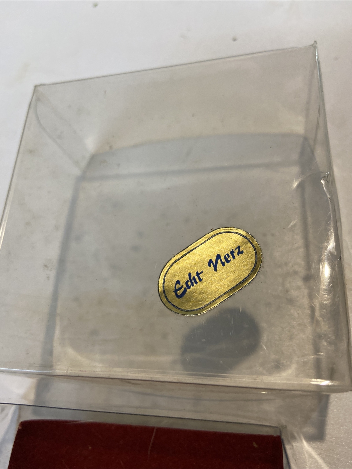 Vintage Mink Flower Brooch Echt Nerz Original Box #N