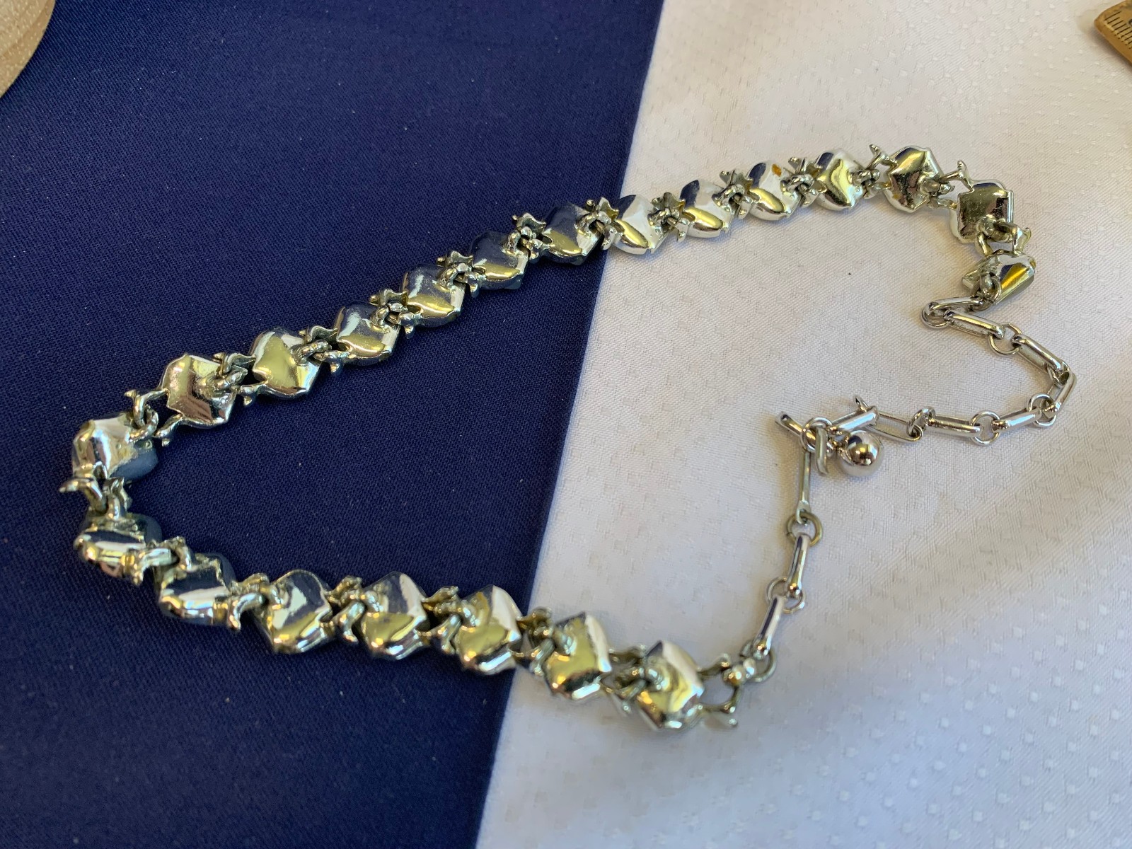 Vtg Necklace Lot Costume Jewelry Coro Monet Rhinestones Lucite Faux Gemstones