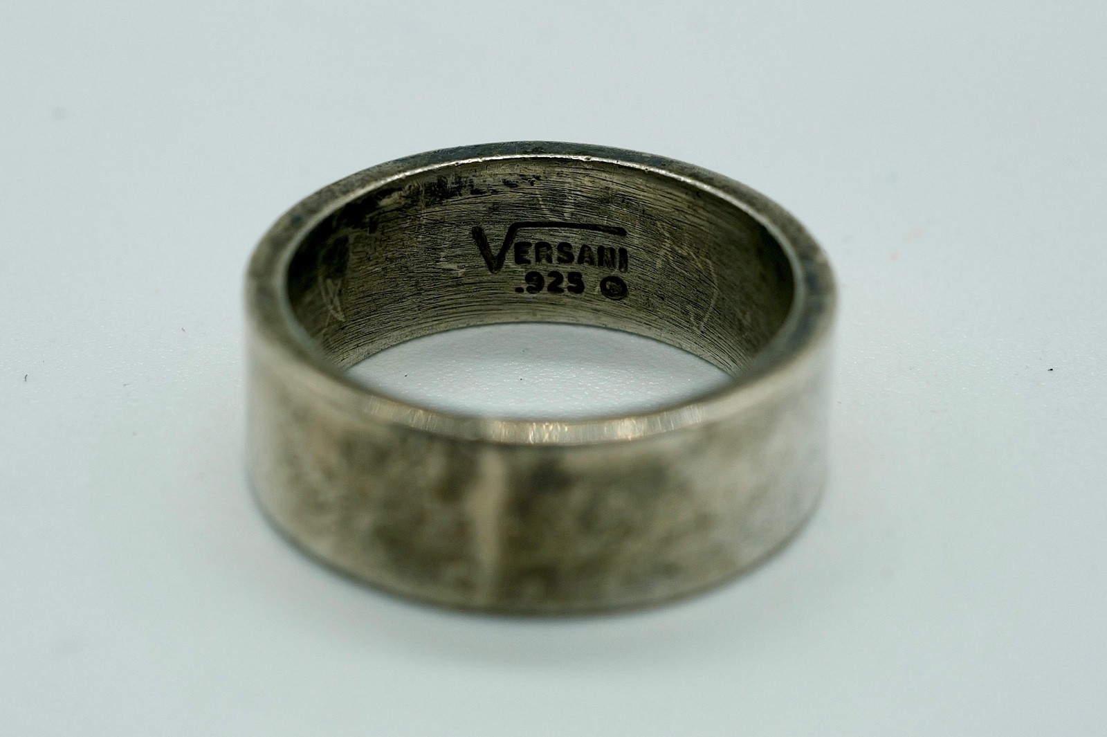 Versani Sterling Silver Vintage 2000’s Band Ring Size 8 8.6g
