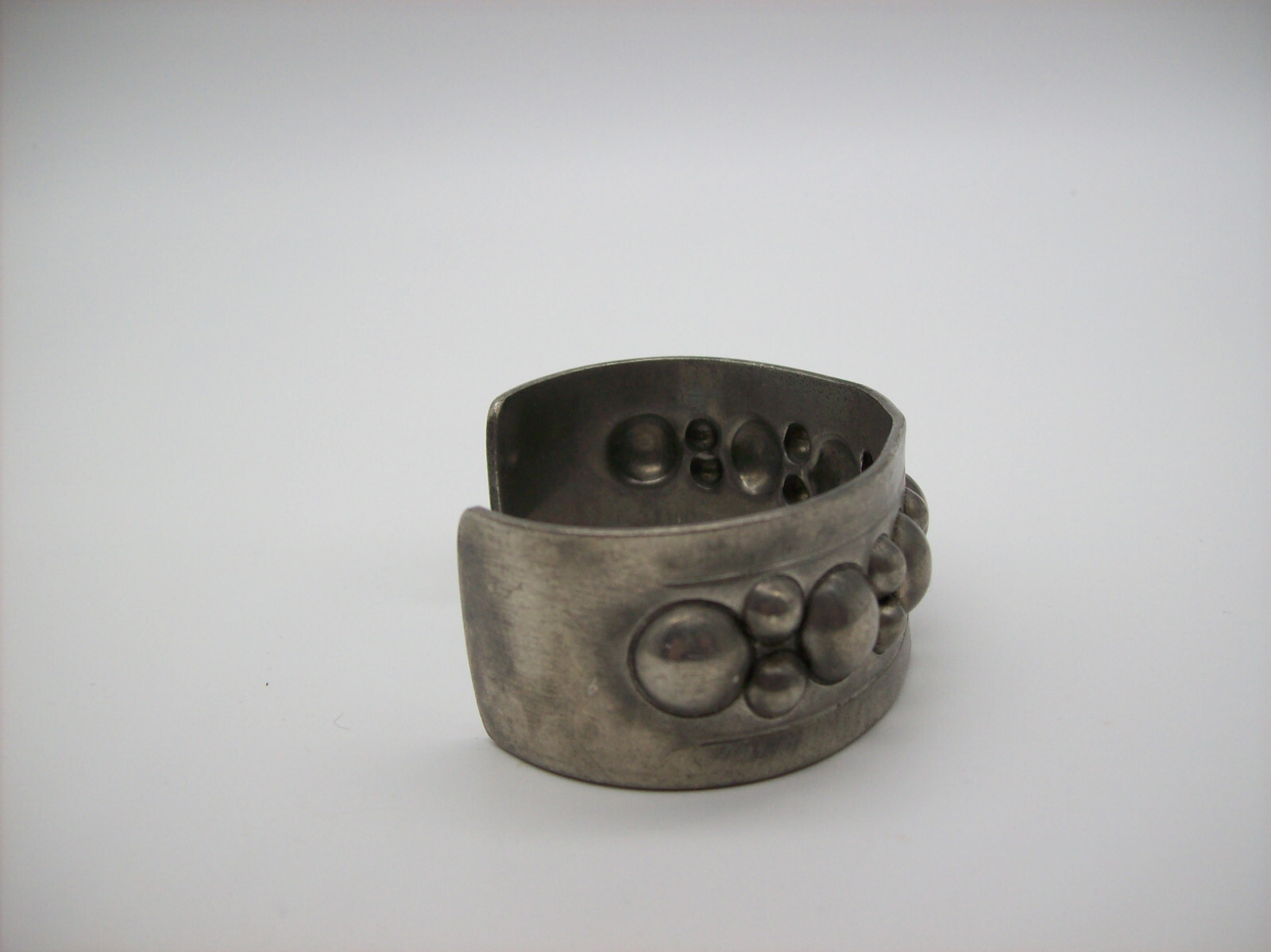 Vintage E Christophersen Brutalist Bracelet, Norway, Signed