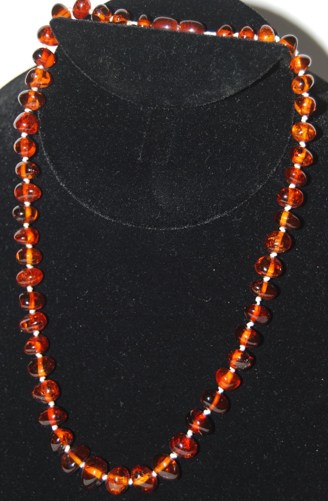 Vintage Genuine Beautiful Every Day Baltic Amber Choker Necklace 17” (2)
