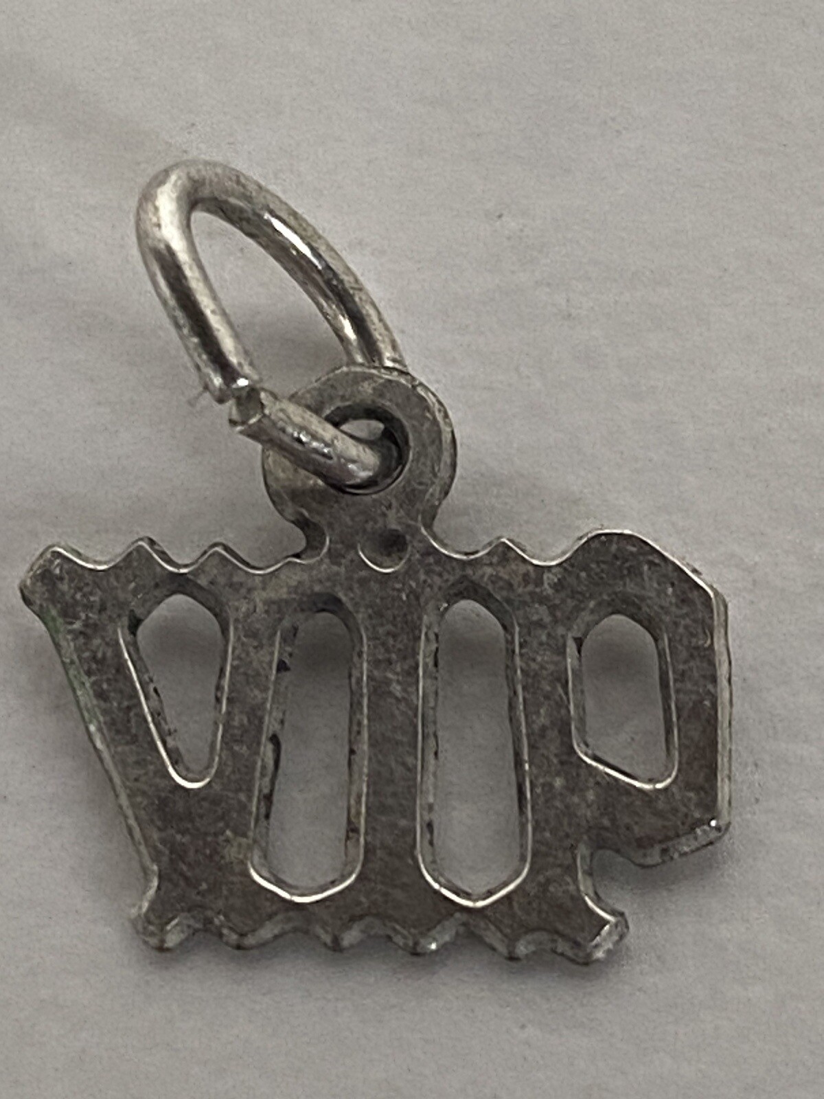 Vintage Sterling Slver Charm VIP Very Important Person